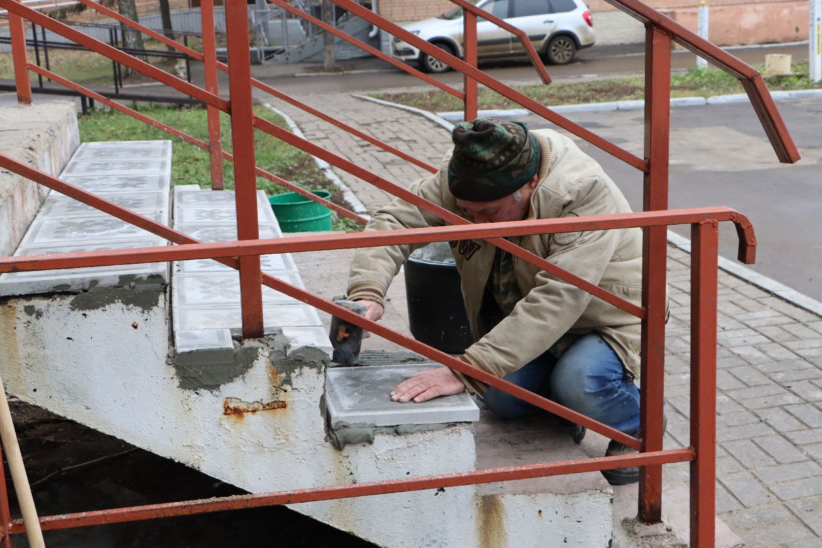 серебряные пруды, жкх, ремонт ступеней,