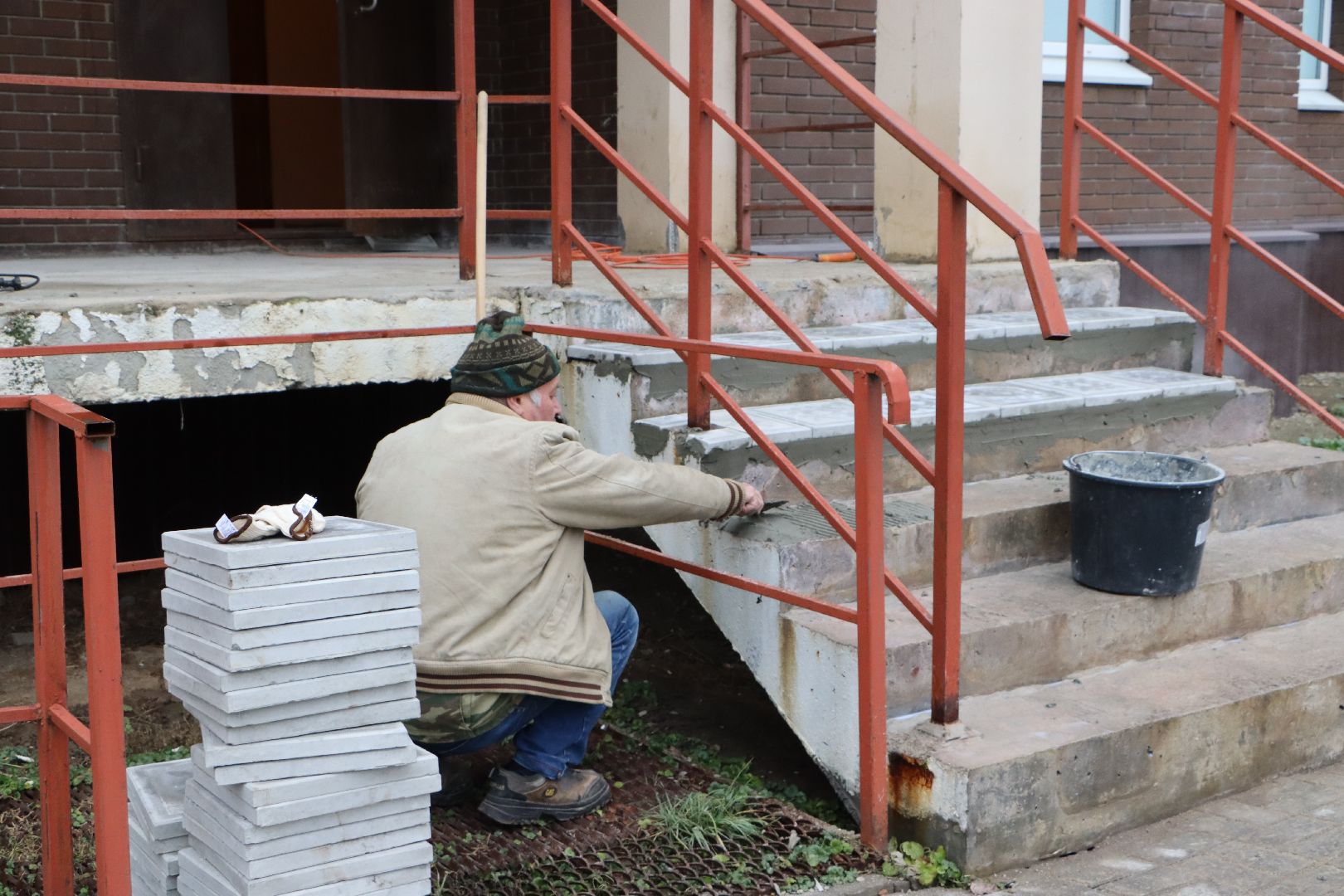 серебряные пруды, жкх, ремонт ступеней,
