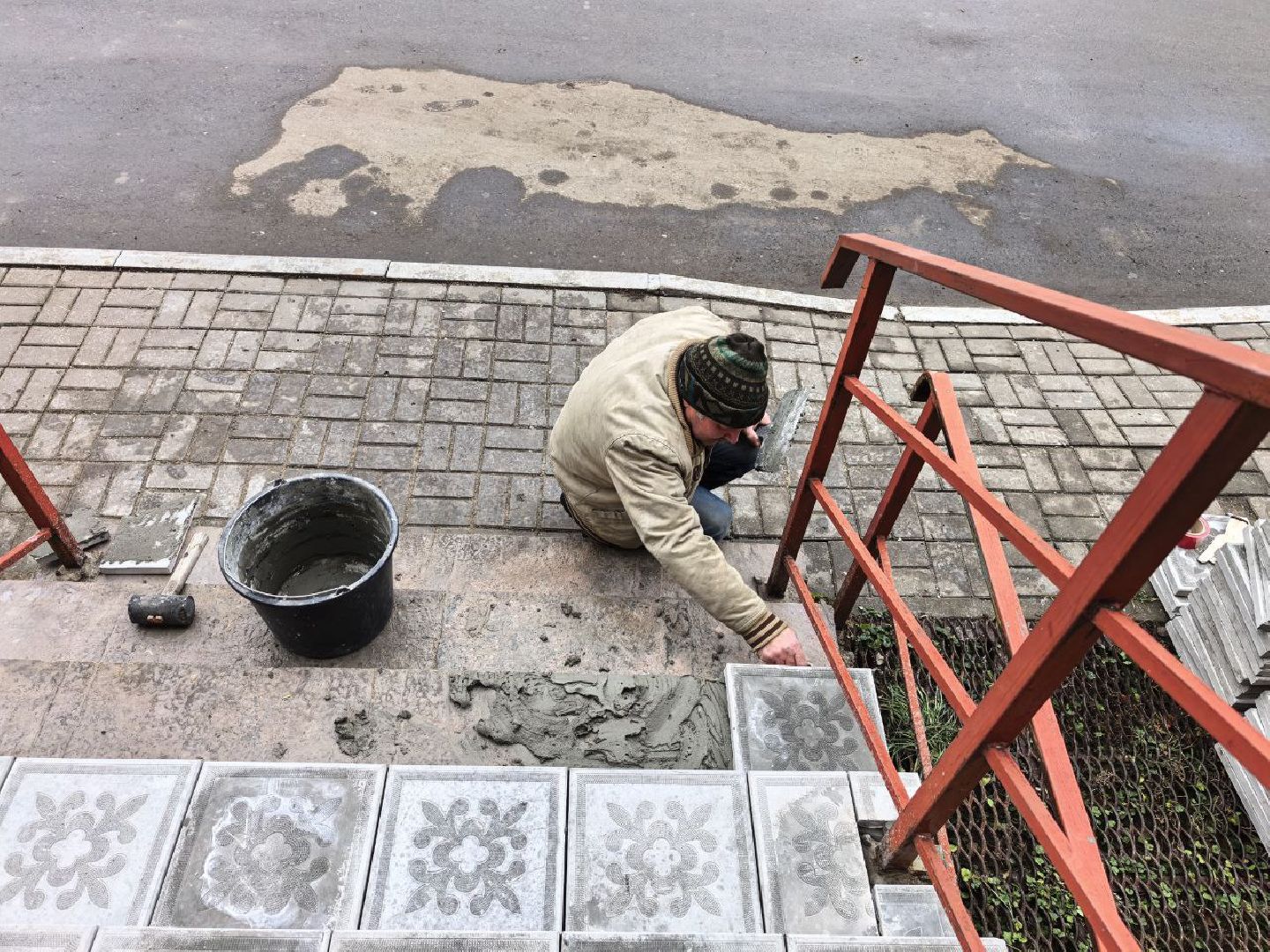 серебряные пруды, жкх, ремонт ступеней,