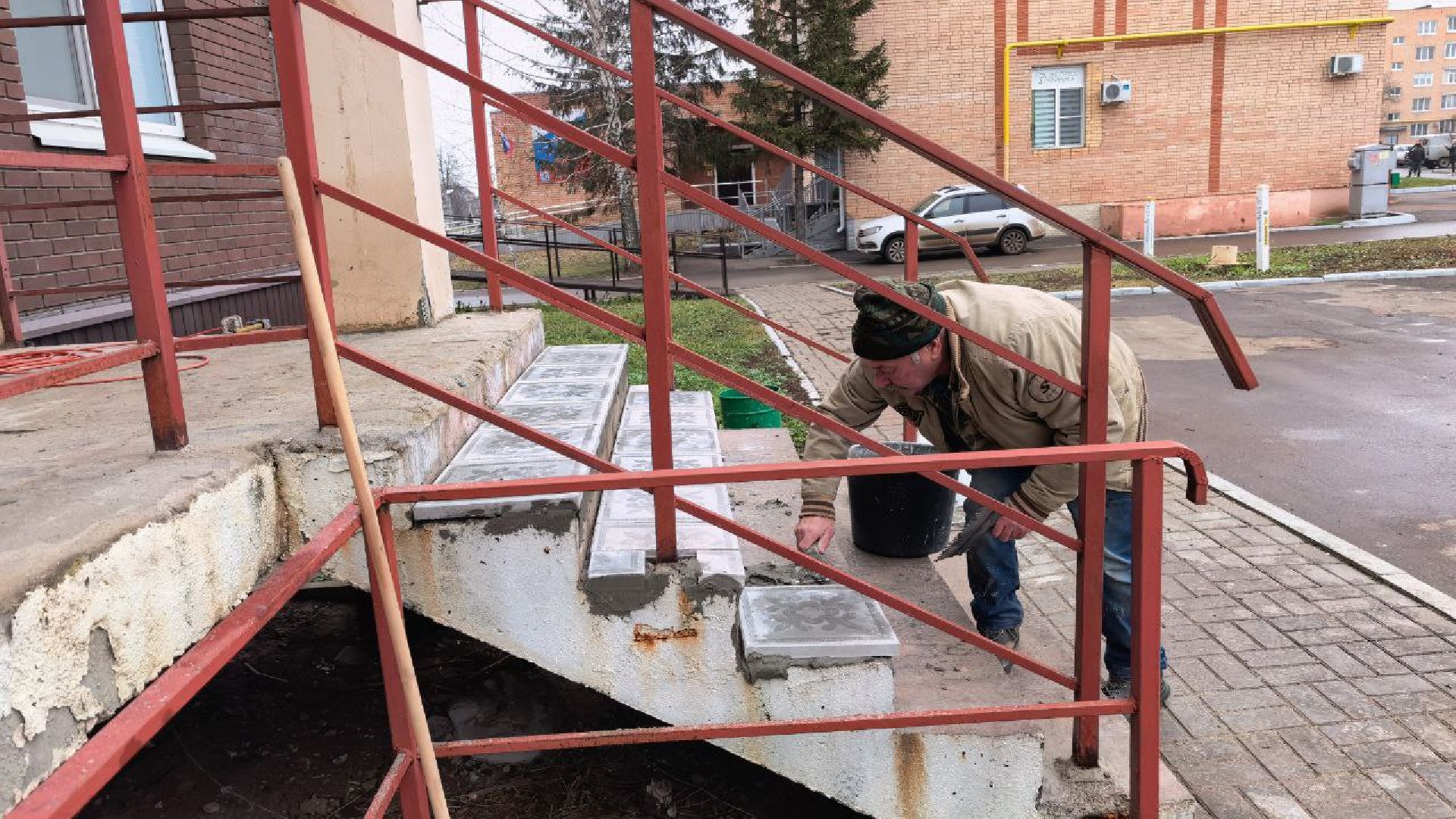 серебряные пруды, жкх, ремонт ступеней,