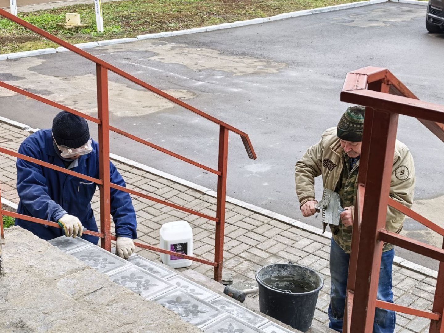 серебряные пруды, жкх, ремонт ступеней,