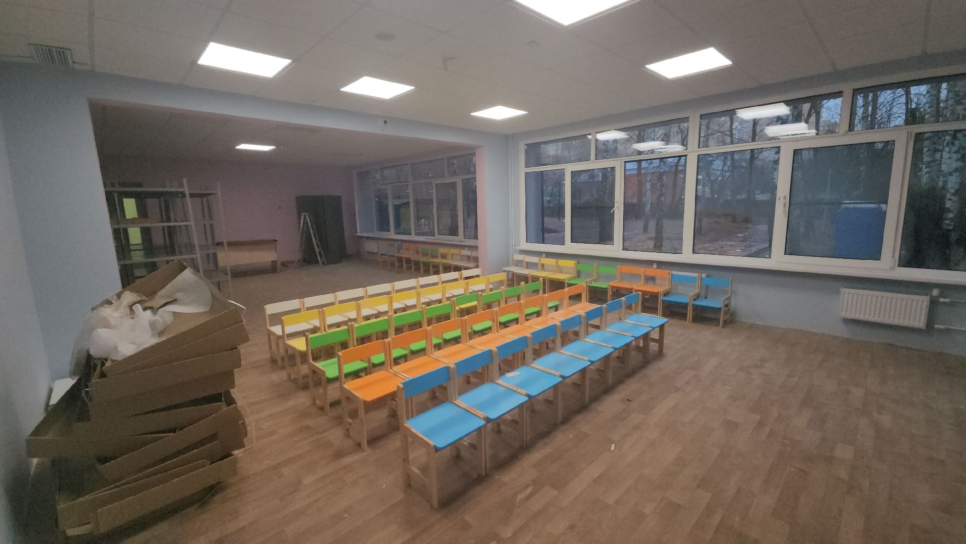 долгопрудный, детский сад 9 в долгопрудном, детский сад аистенок, капитальный ремонт, детская мебель, безопасный регион,