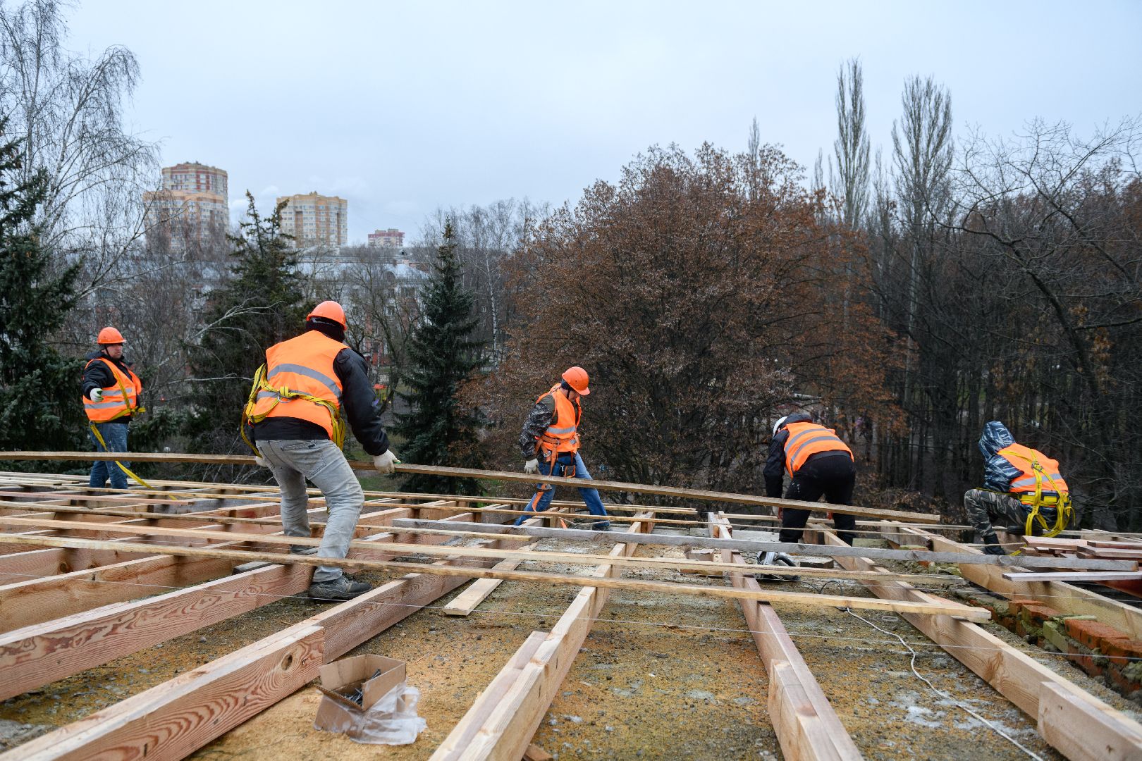 строительство,  Дом Культуры, Лыткарино,