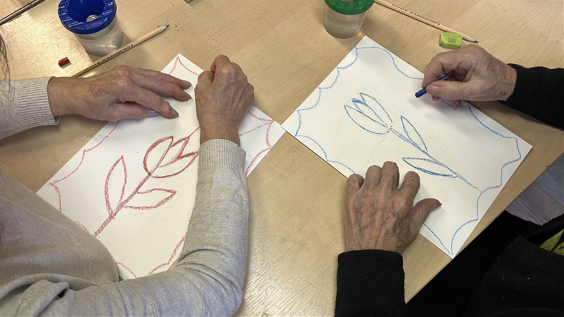 сергиво-посадский городской округ, хотьково, парк покровский, мастер класс, рисунки, активное долголетие,