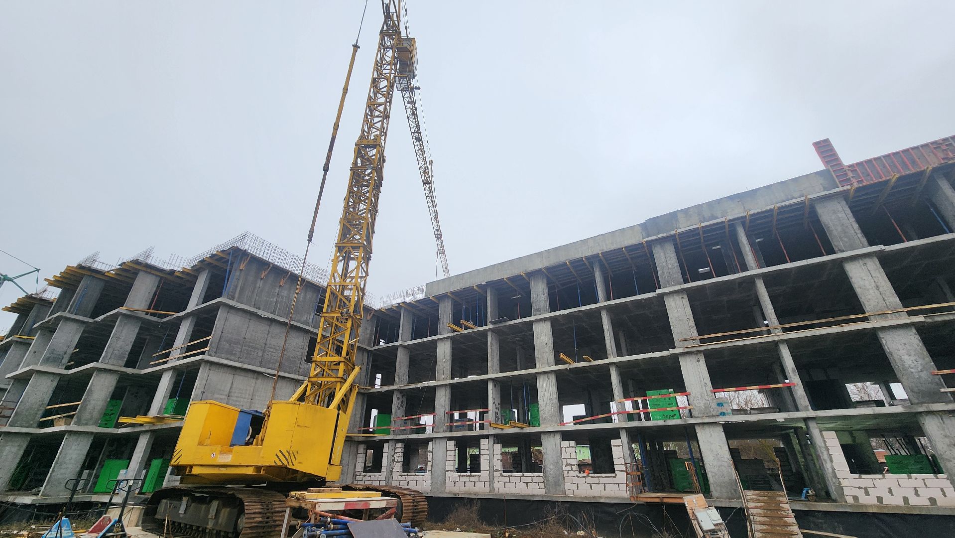 Зарайск, Строительство, Новый дом для переселенцев, Строительство нового дома,