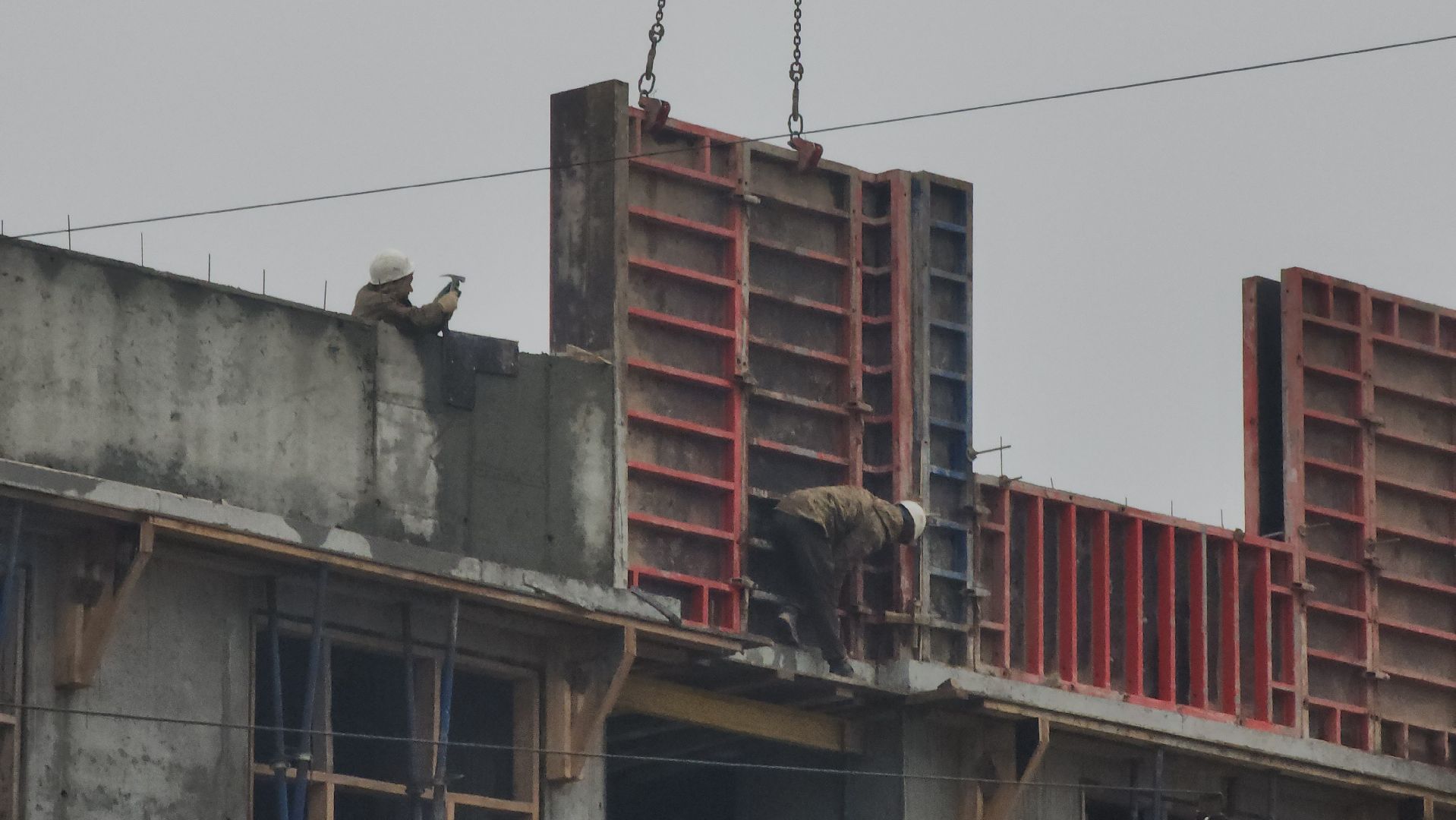 Зарайск, Строительство, Новый дом для переселенцев, Строительство нового дома,