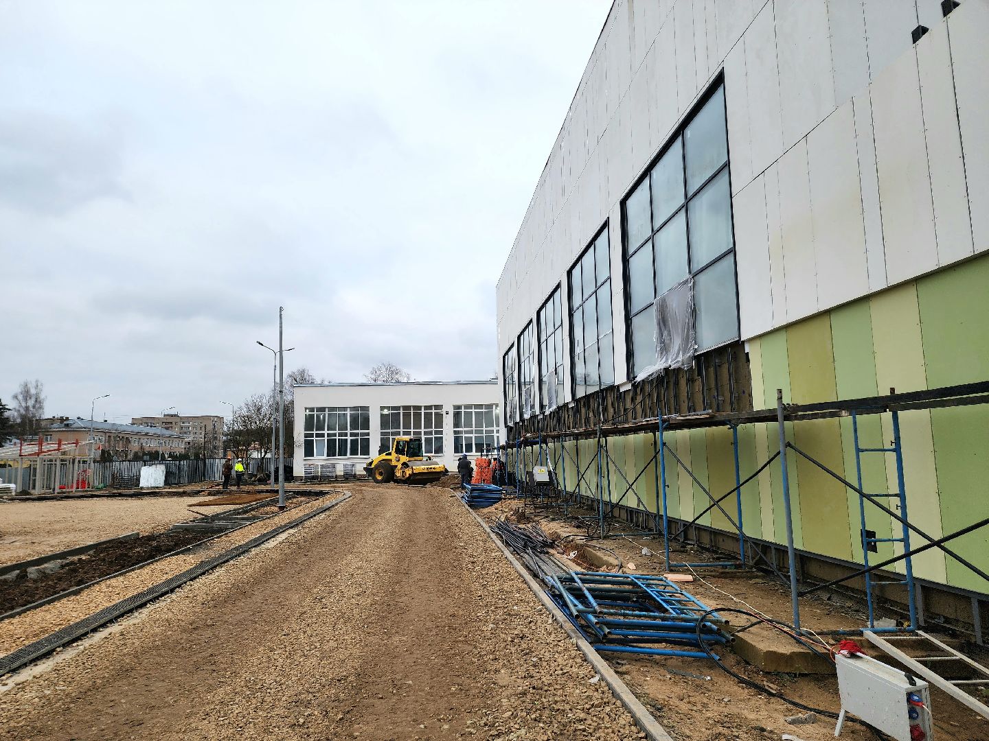 солнечногорск , строительство , гимназия , ученики,