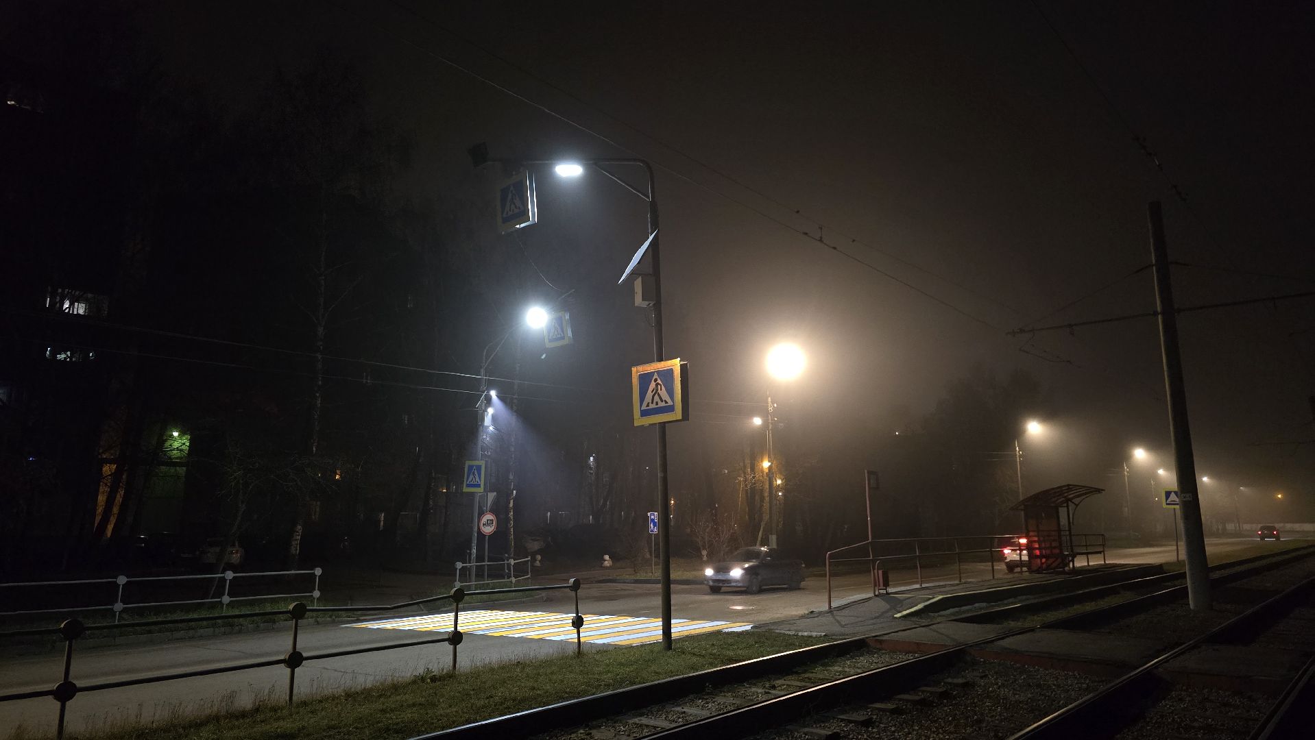 Коломна, проекционный пешеходный переход,