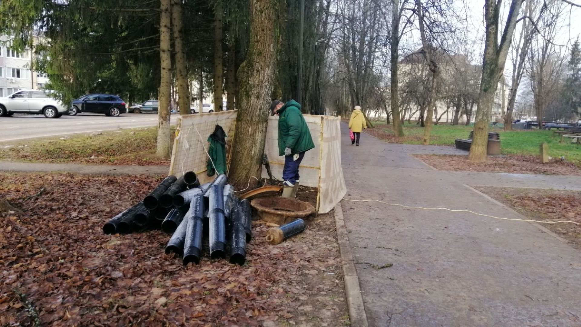 городской округ восход, жкх, благоуствойство, канализационная сеть, канализационные трубы,