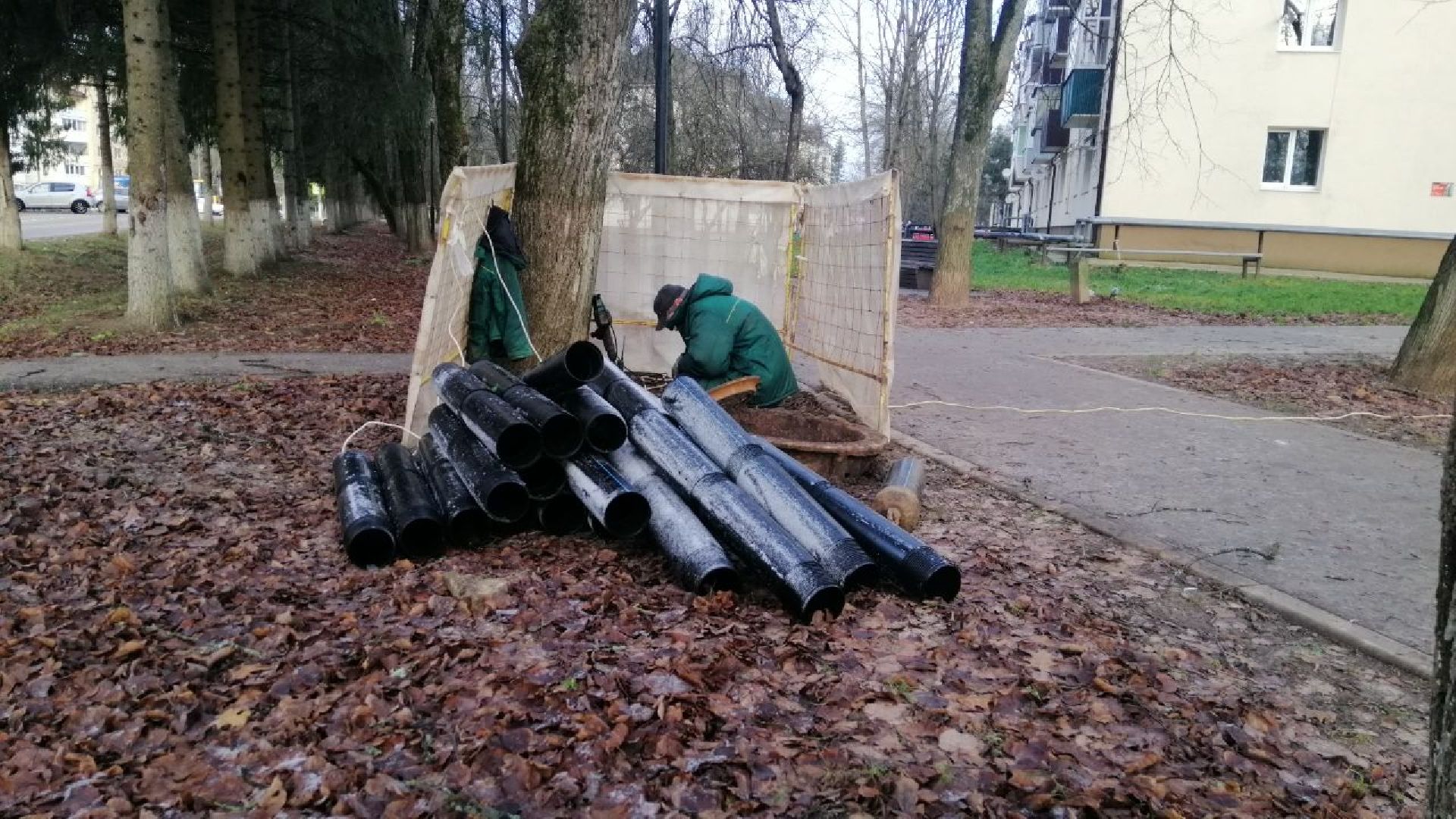 городской округ восход, жкх, благоуствойство, канализационная сеть, канализационные трубы,