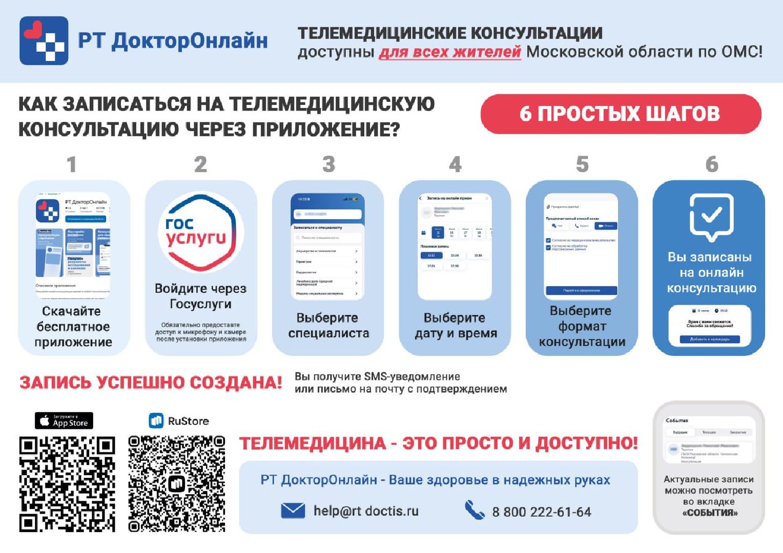 чехов, чеховская больница, телемедицина, онлайн консультация врача, телемедицинские консультации, статистика, рост количества приемов, минздрав мо, выписка льготных лекарств, закрытие больничного листа, электронные рецепты, результаты анализов, корректировка лечения, направления, запись на онлайн консультацию, портал здоровье, мобильные приложения,