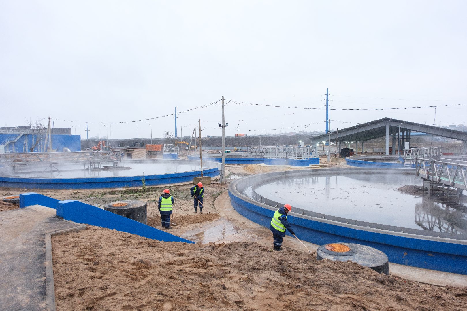 лыткарино,  строительство, очистные сооружения,