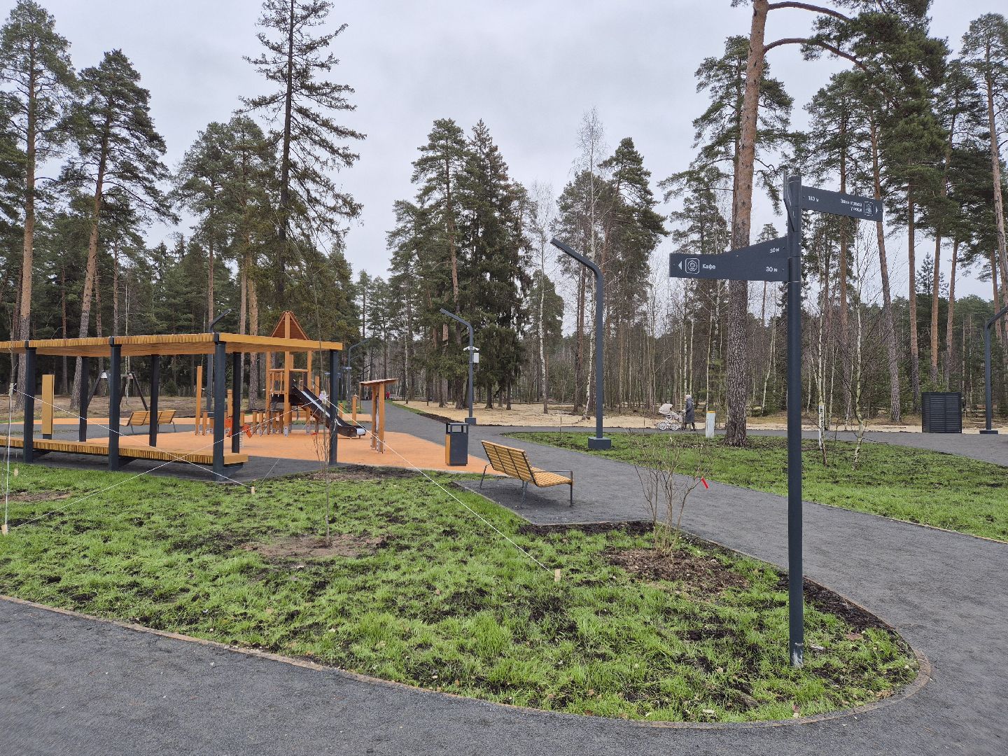 благоустройство парка, лесопарк стрелки, орехово-зуево,