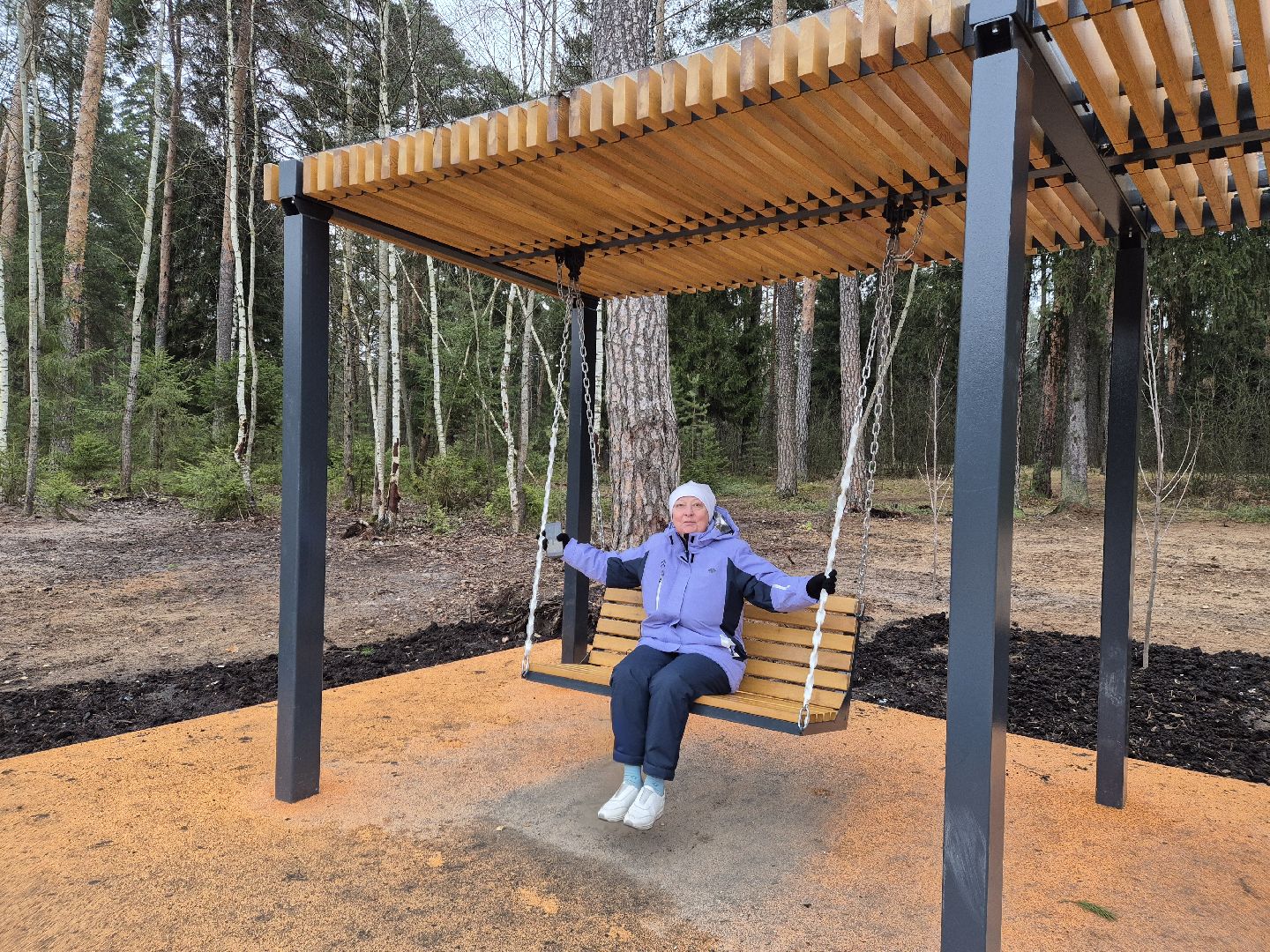 благоустройство парка, лесопарк стрелки, орехово-зуево,