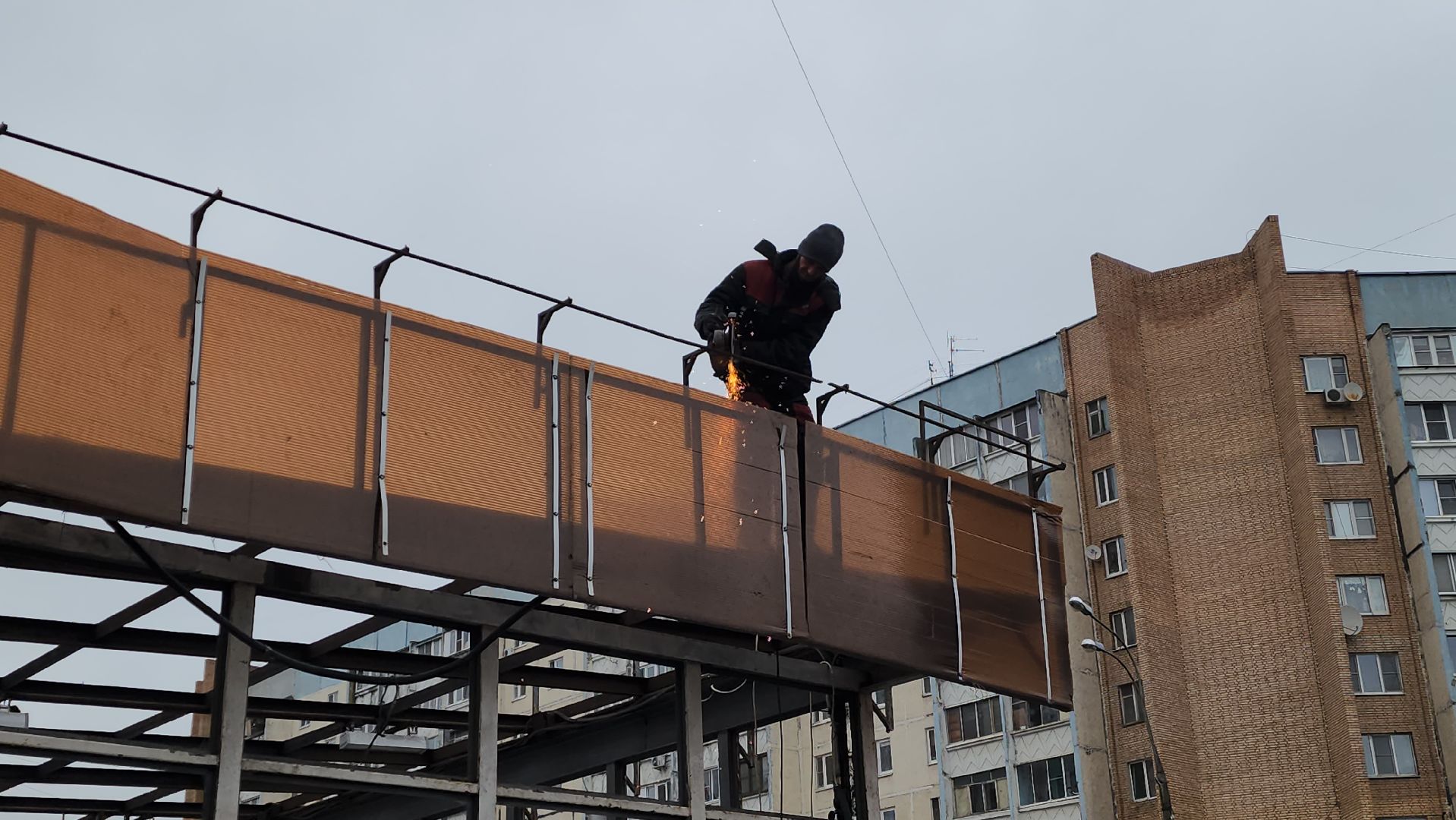 ремонт, подземный переход,