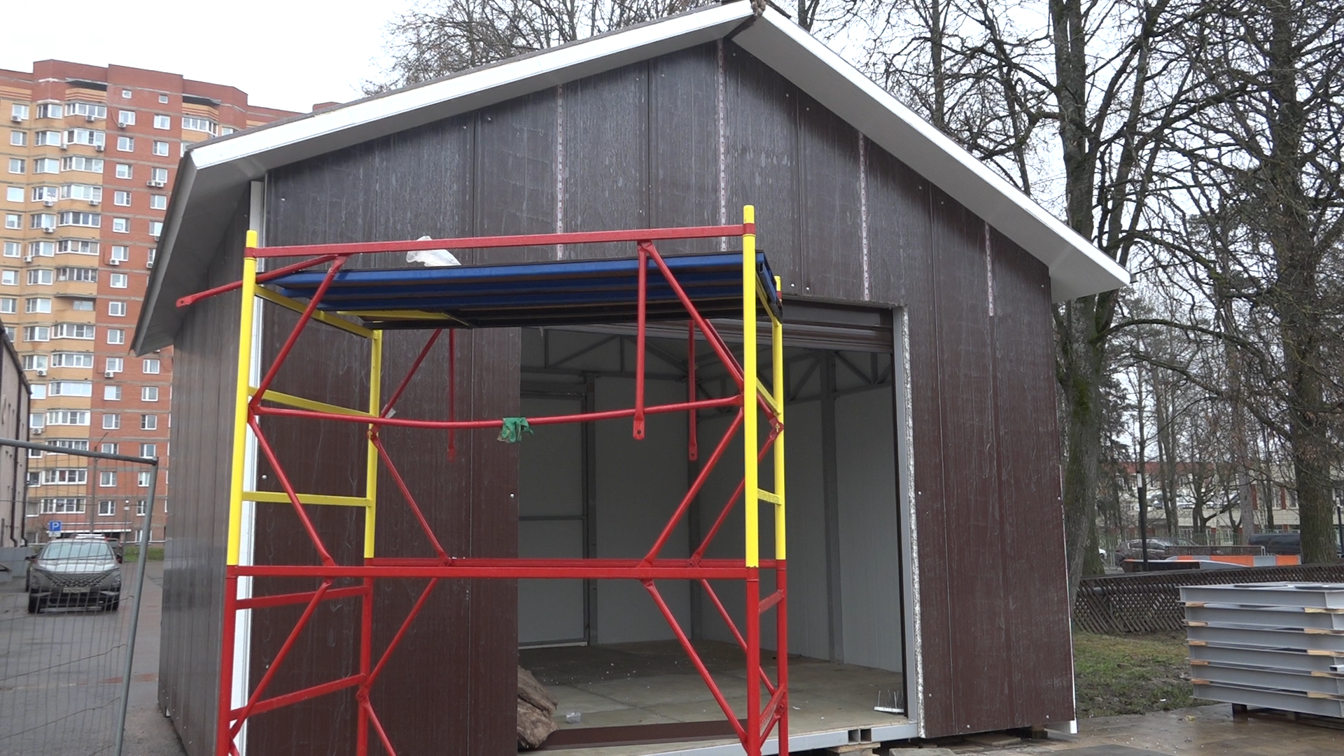 ледовый каток, зима в подмосковье, власиха каток, катание на коньках, айсмат,