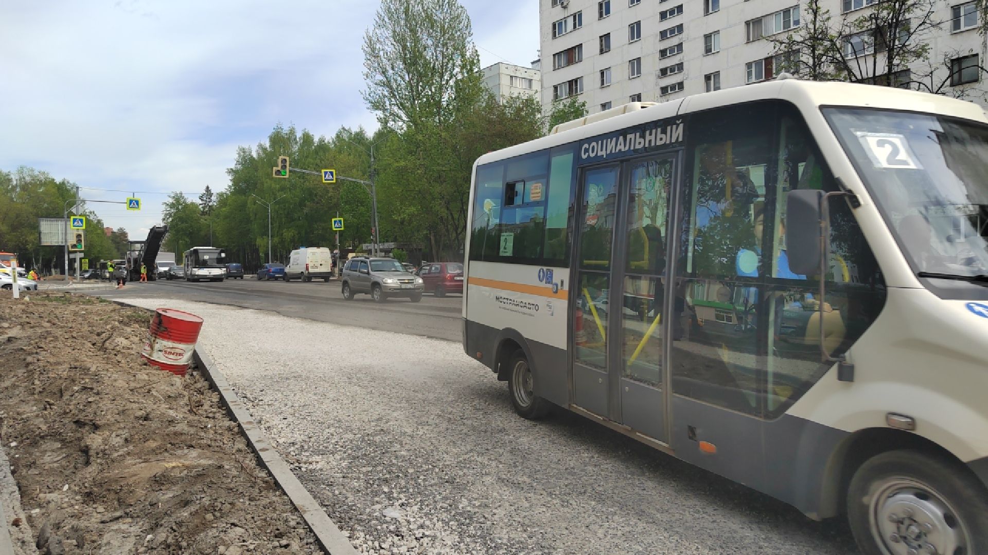 Пушкино, ремонт дорог, благоустройство