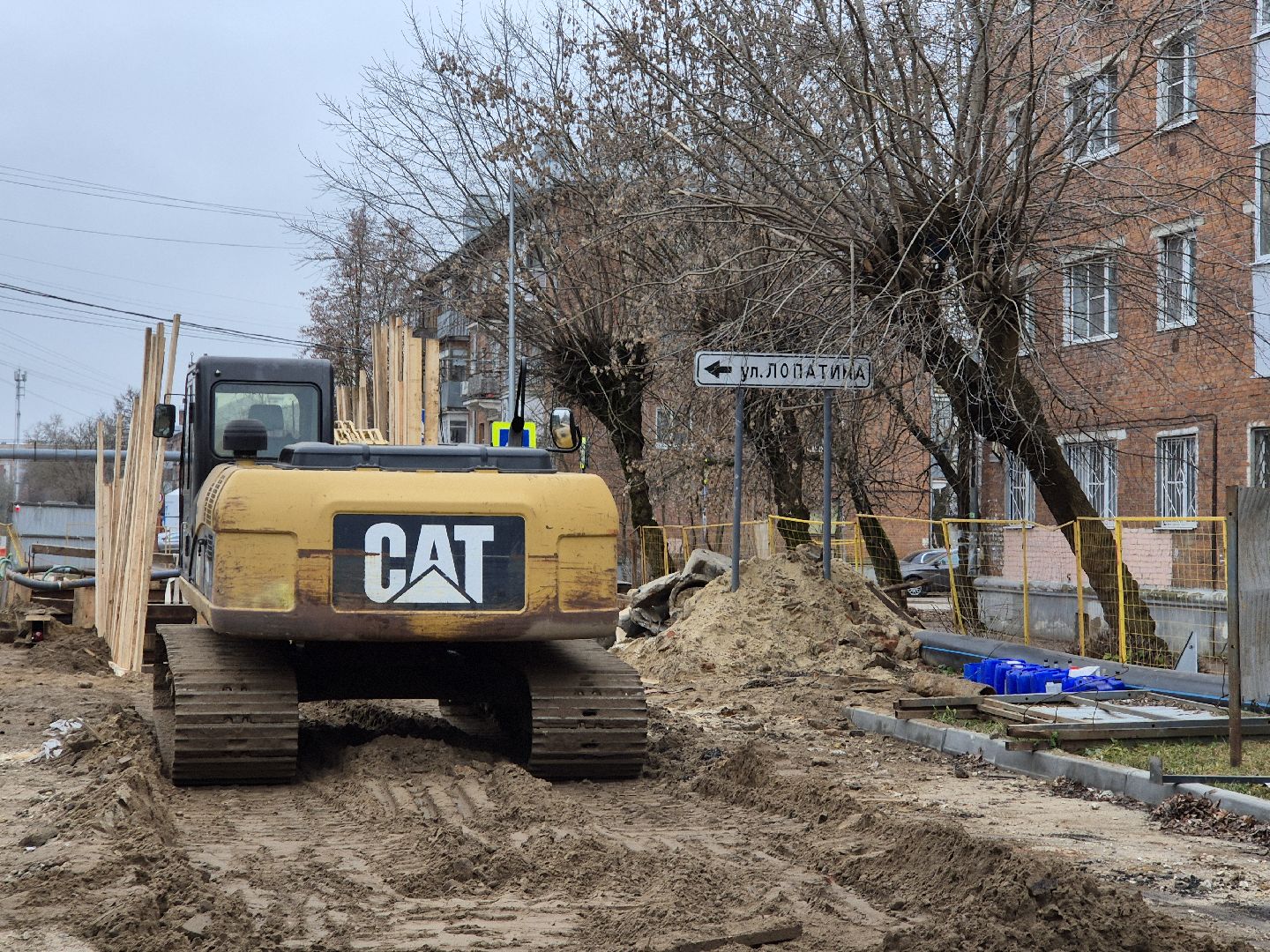 ремонт канализационного трубопровода, орехово-зуево, благоуйстройство,