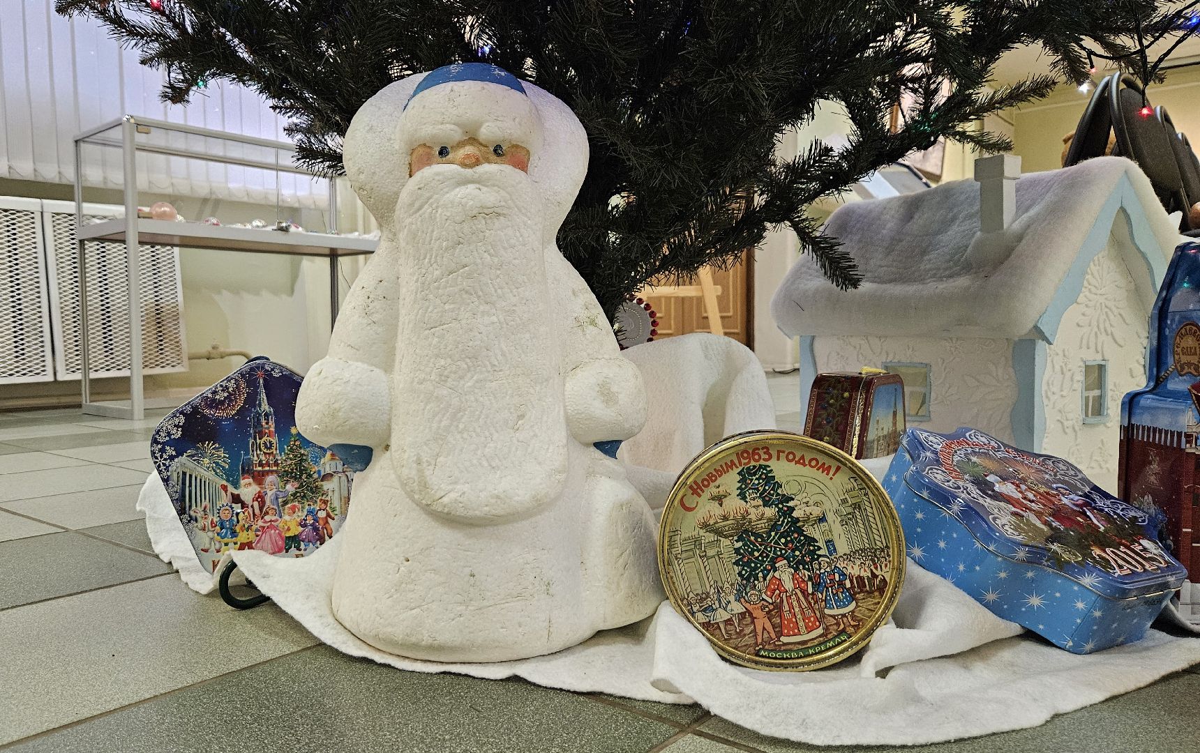 долгопрудный, долгопрудненский историко-художественный музей, елочная игрушка, новогодняя елка, история игрушки, советская игрушка,