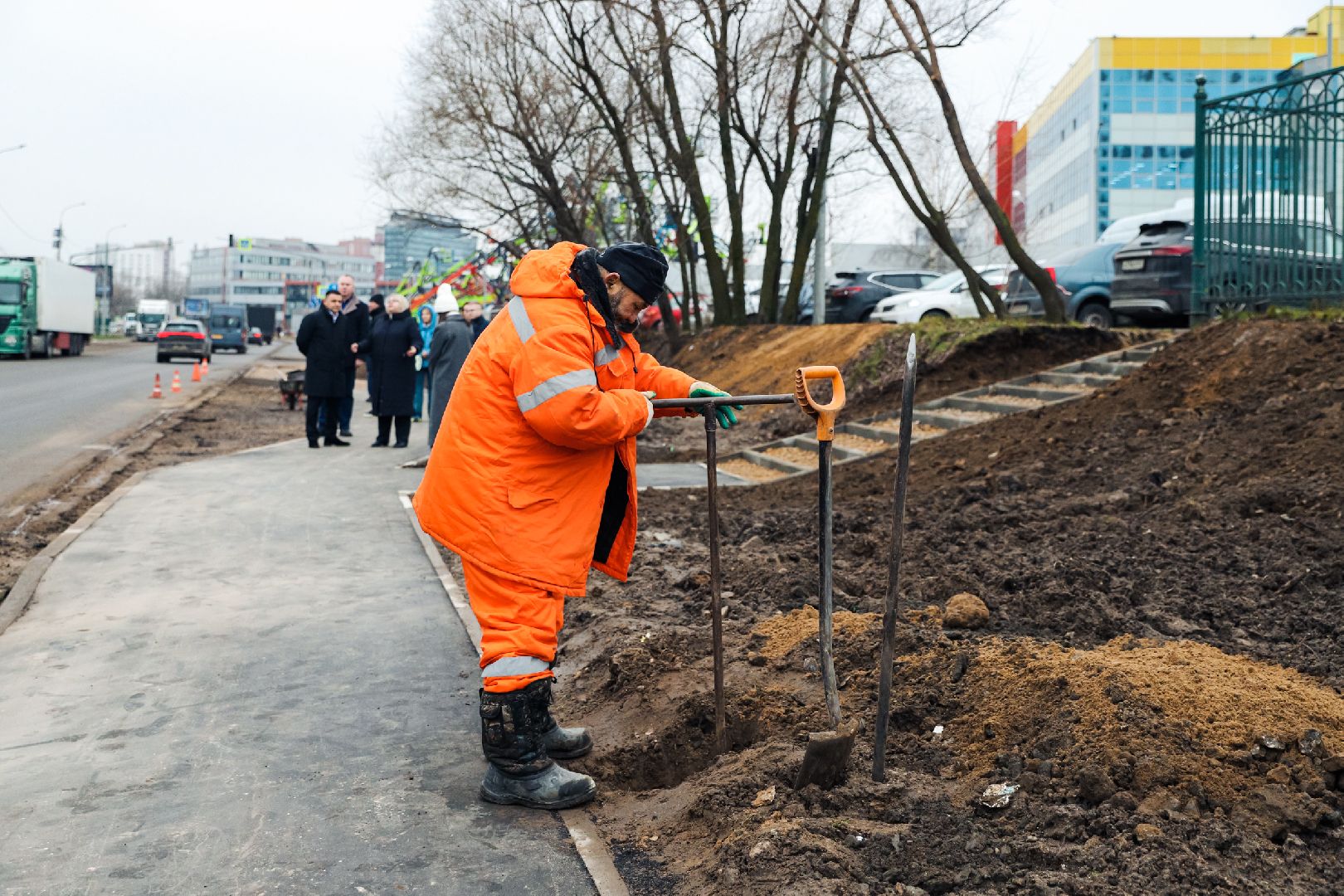 дорога, ремонт, авто, пешеход,