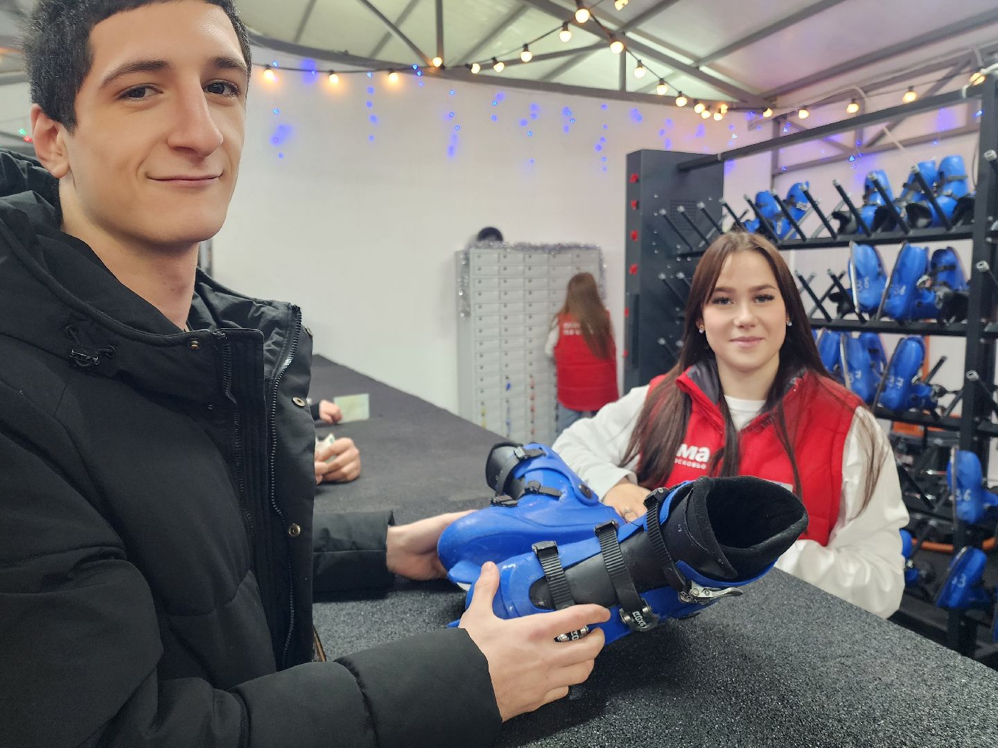 солнечногорск , каток, зима, лед,