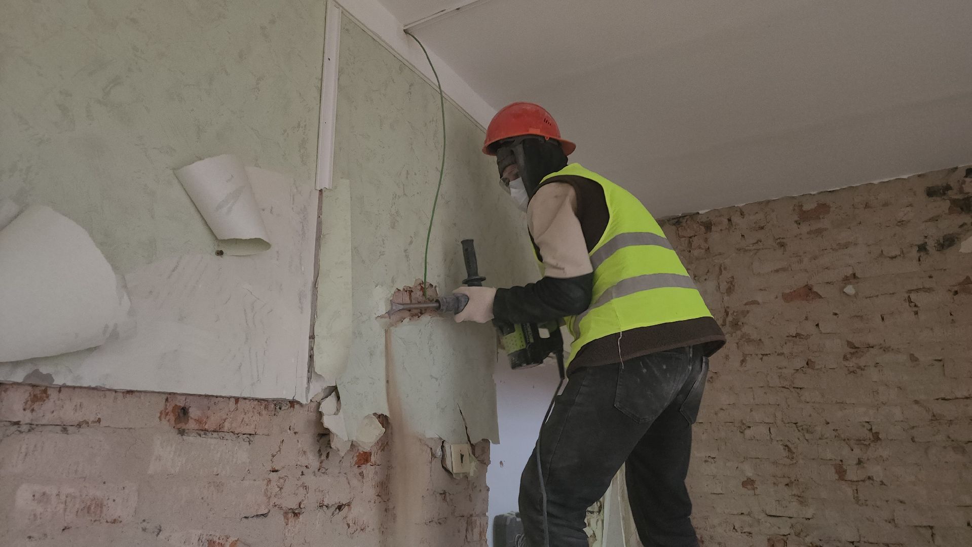 кашира, капитальный ремонт,  демонтажные работы, школа,