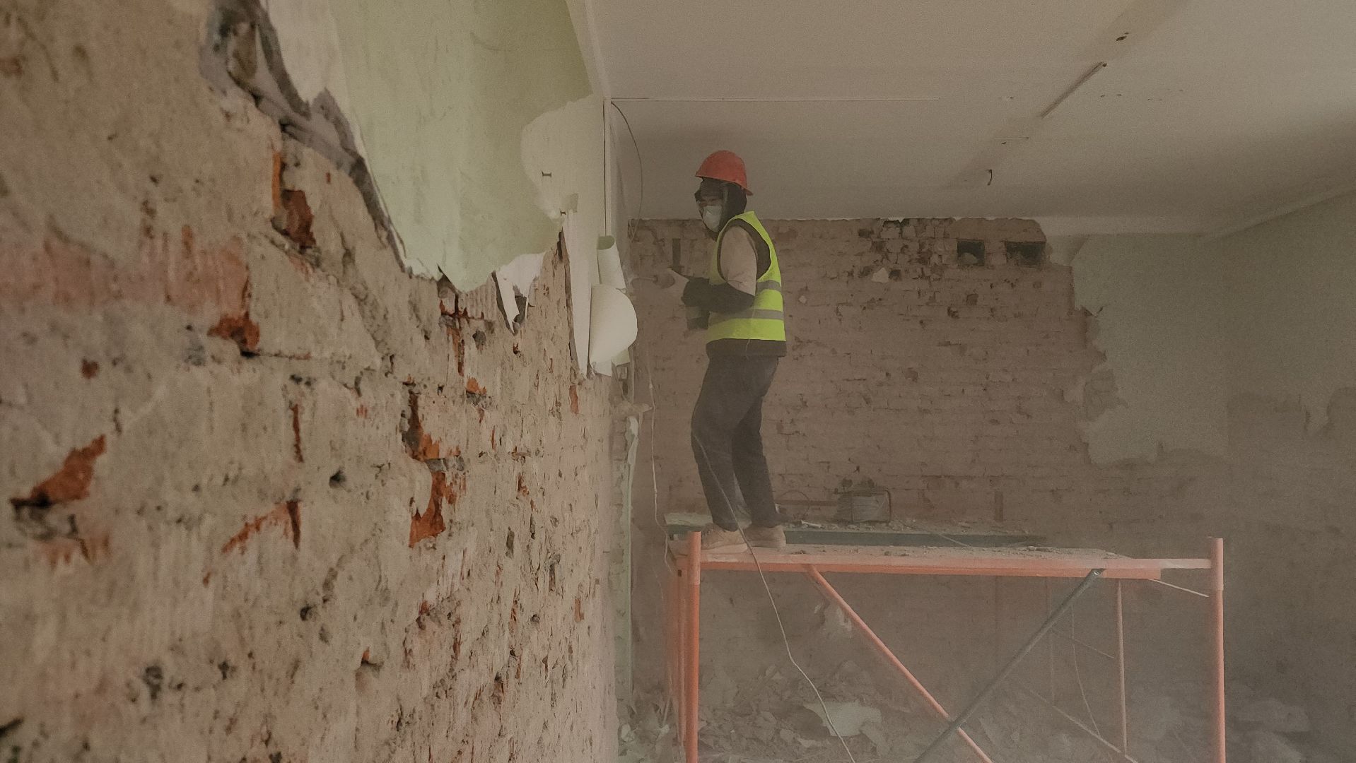 кашира, капитальный ремонт,  демонтажные работы, школа,