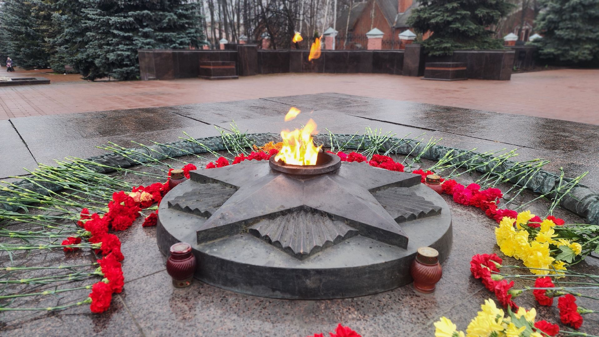 клин, вечный огонь, великая отечественная война, контрнаступление под москвой,