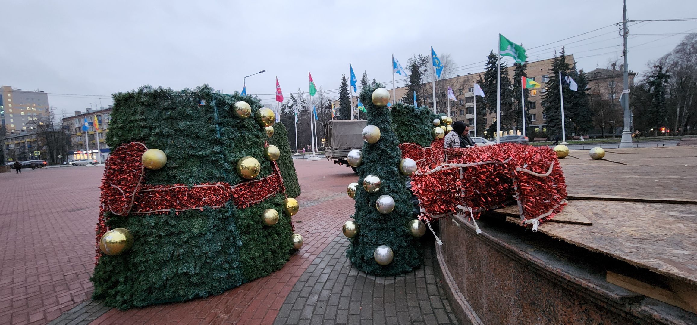 Химки, Новый год, Благоустройство ,украшение города к новому году,
