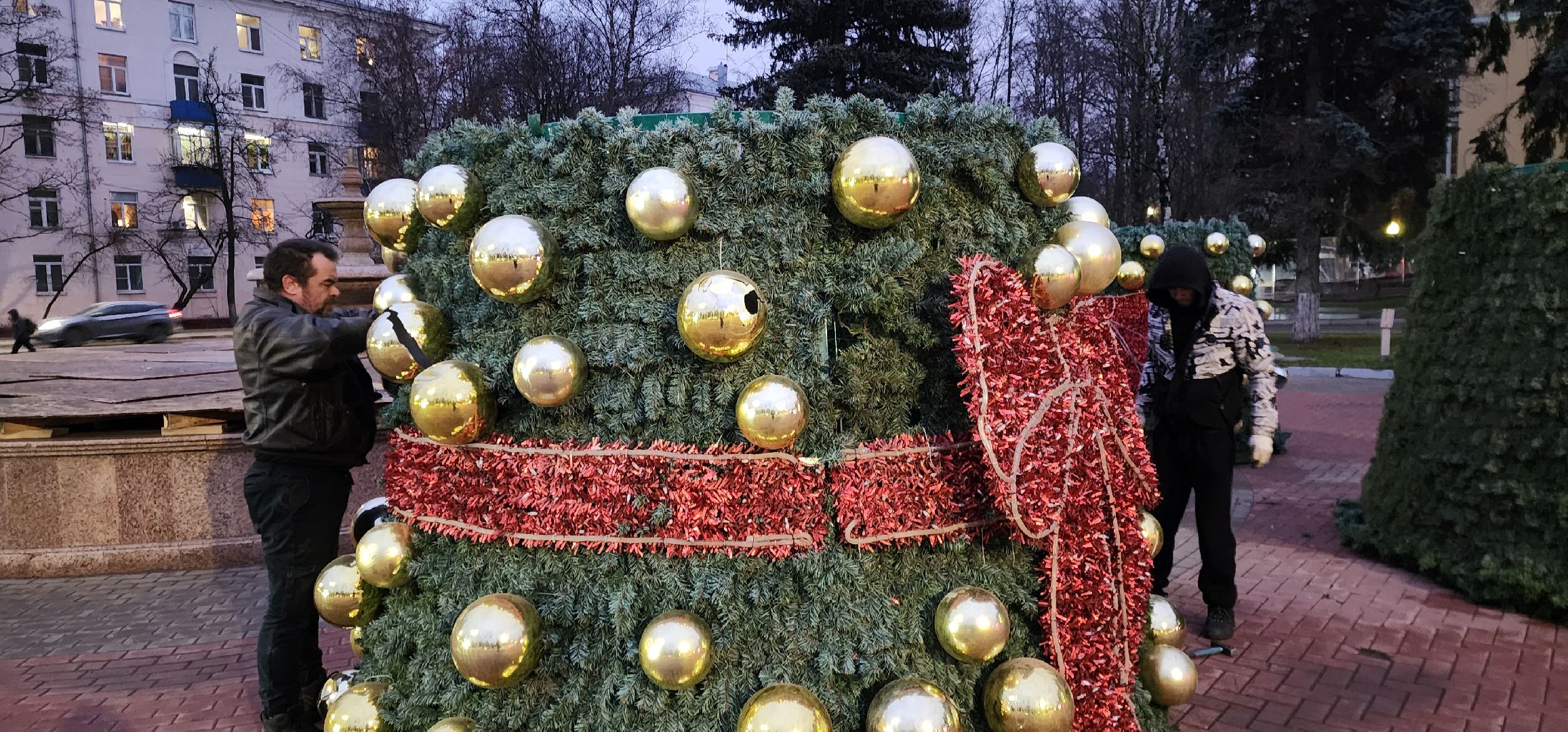 Химки, Новый год, Благоустройство ,украшение города к новому году,
