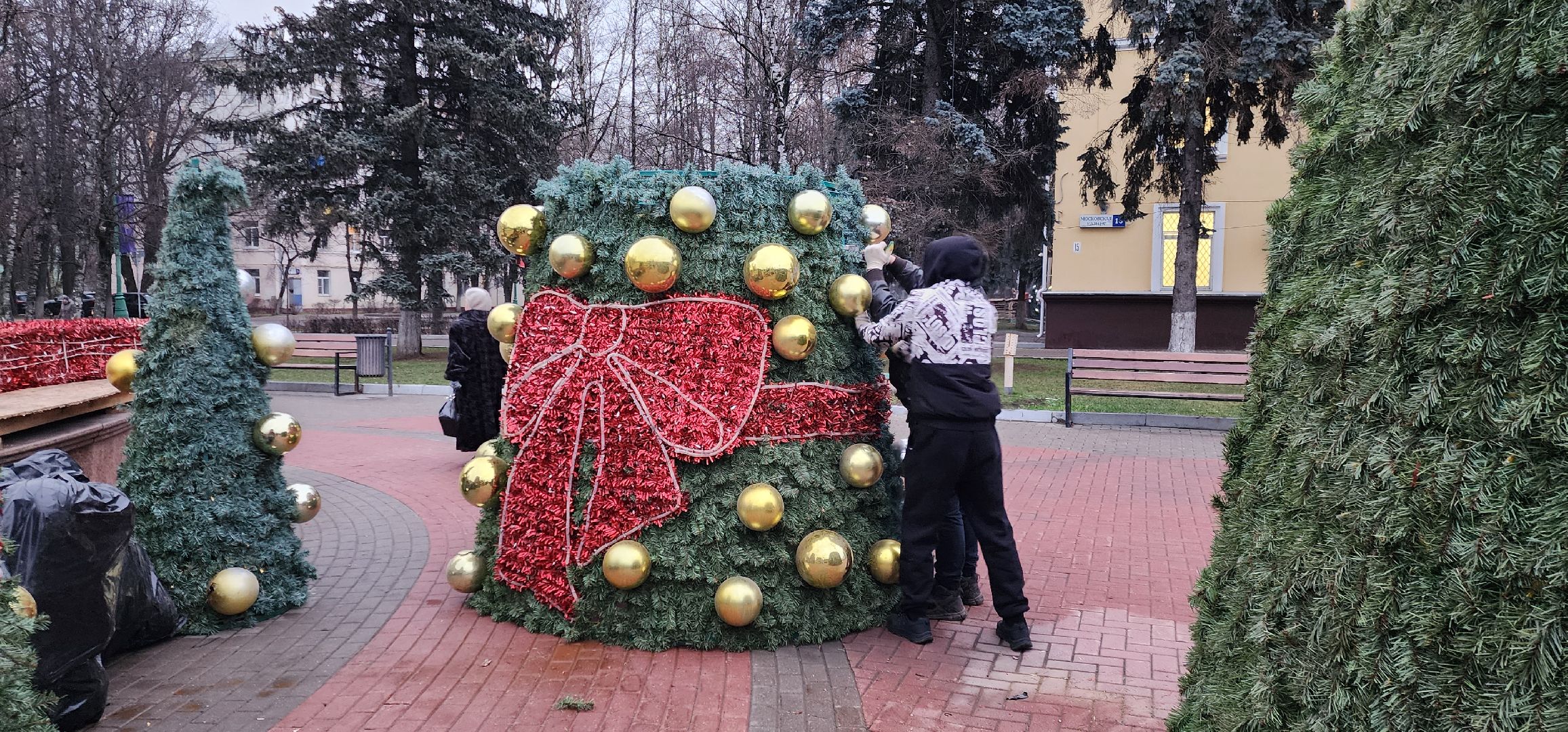 Химки, Новый год, Благоустройство ,украшение города к новому году,