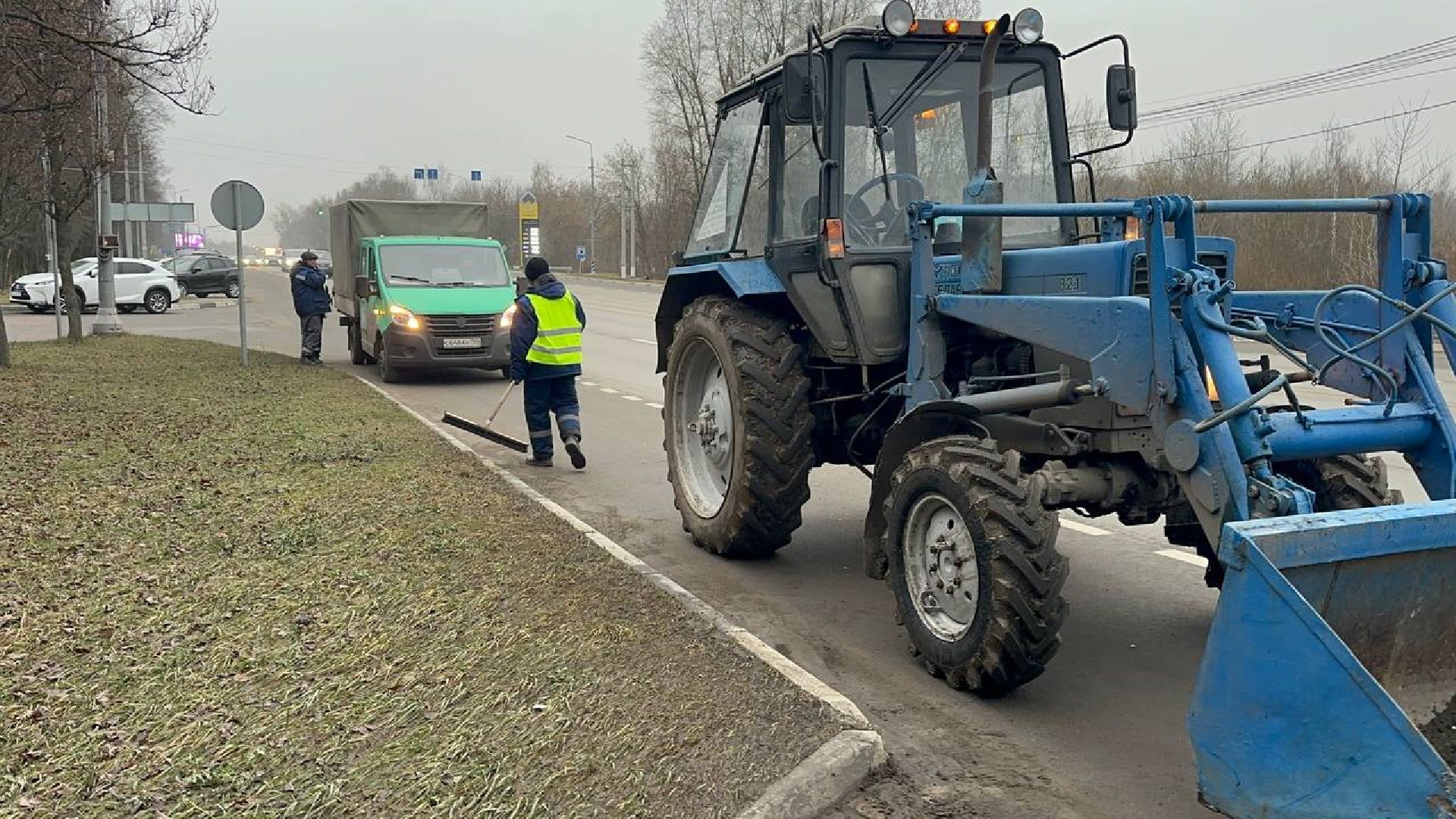 дороги, уборка дорог, домодедово,