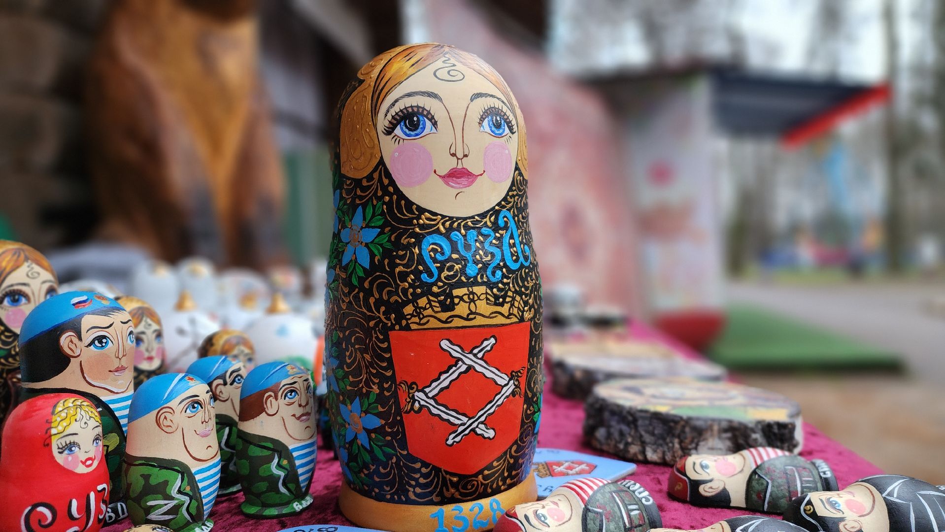 Руза, начало зимнего сезона, Парк городок, барабанное шоу,