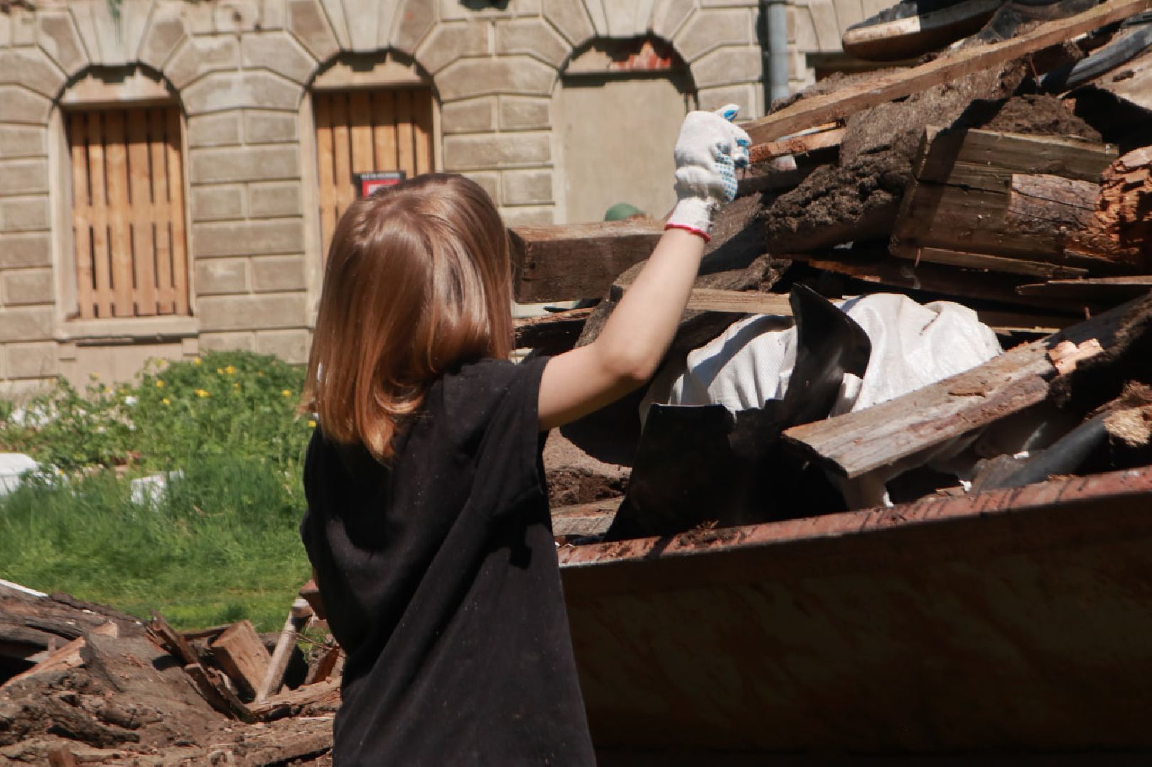 Пущино, волонтеры, субботник