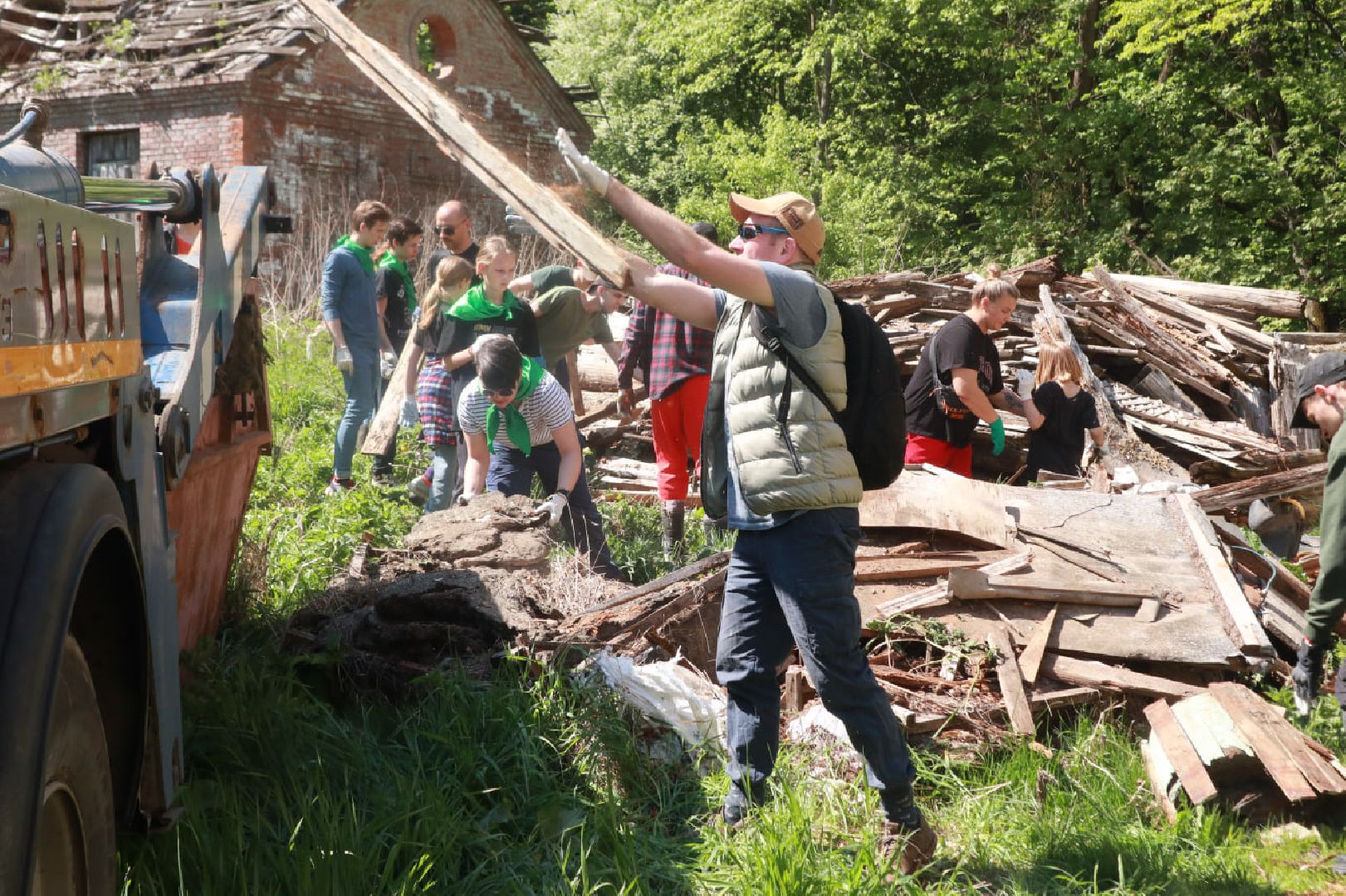 Пущино, волонтеры, субботник