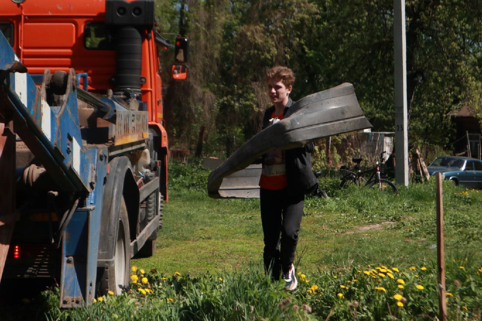 Пущино, волонтеры, субботник