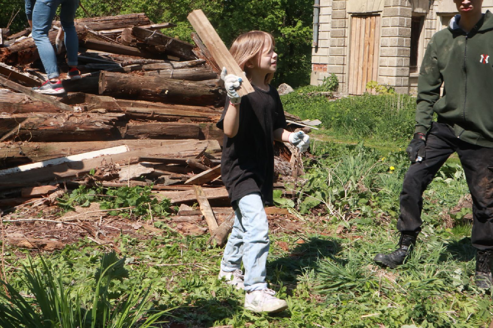 Пущино, волонтеры, субботник