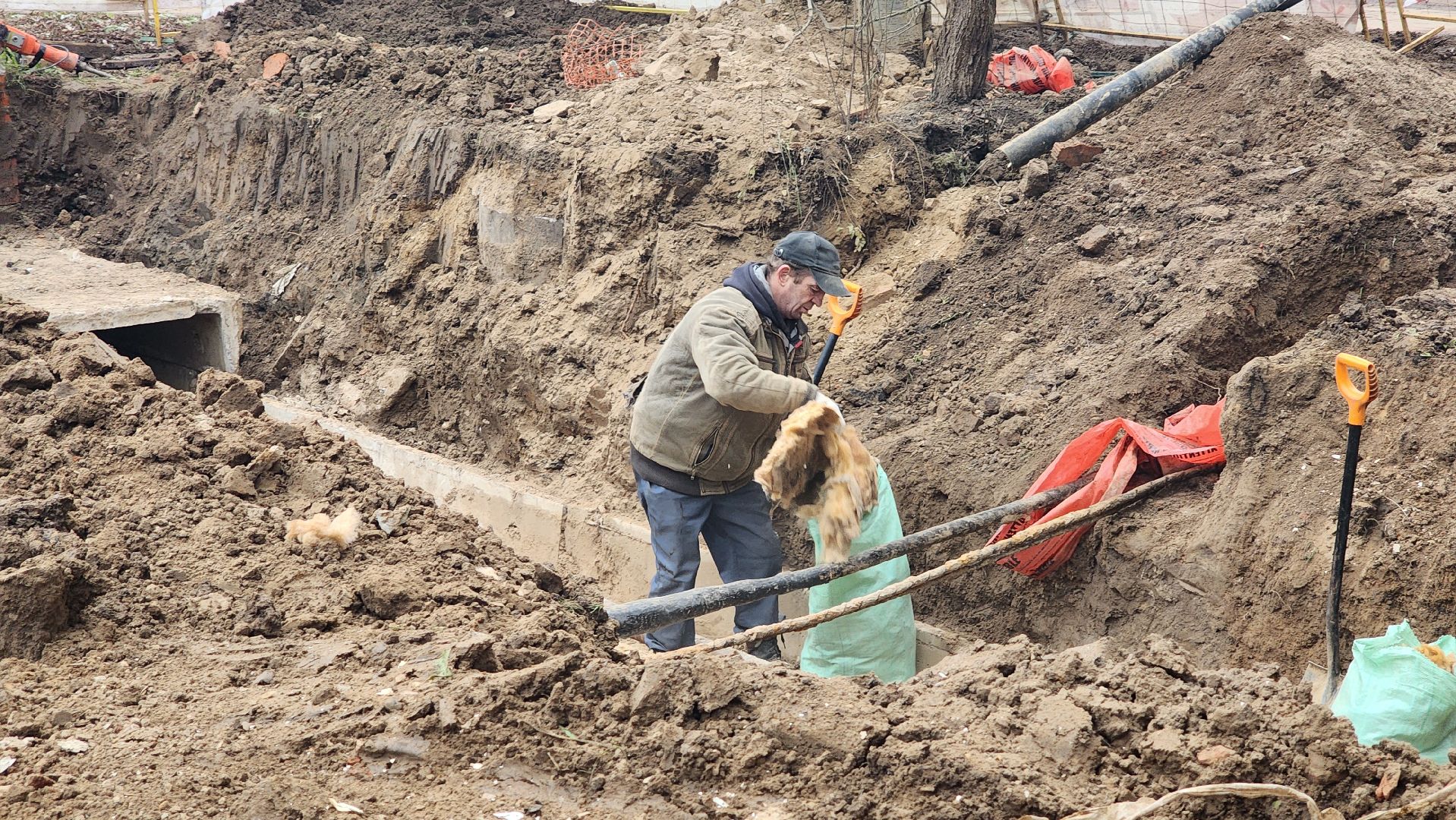 клин, улица новая, улица крюкова, ремонт теплосетей, газпром теплоэнерго,