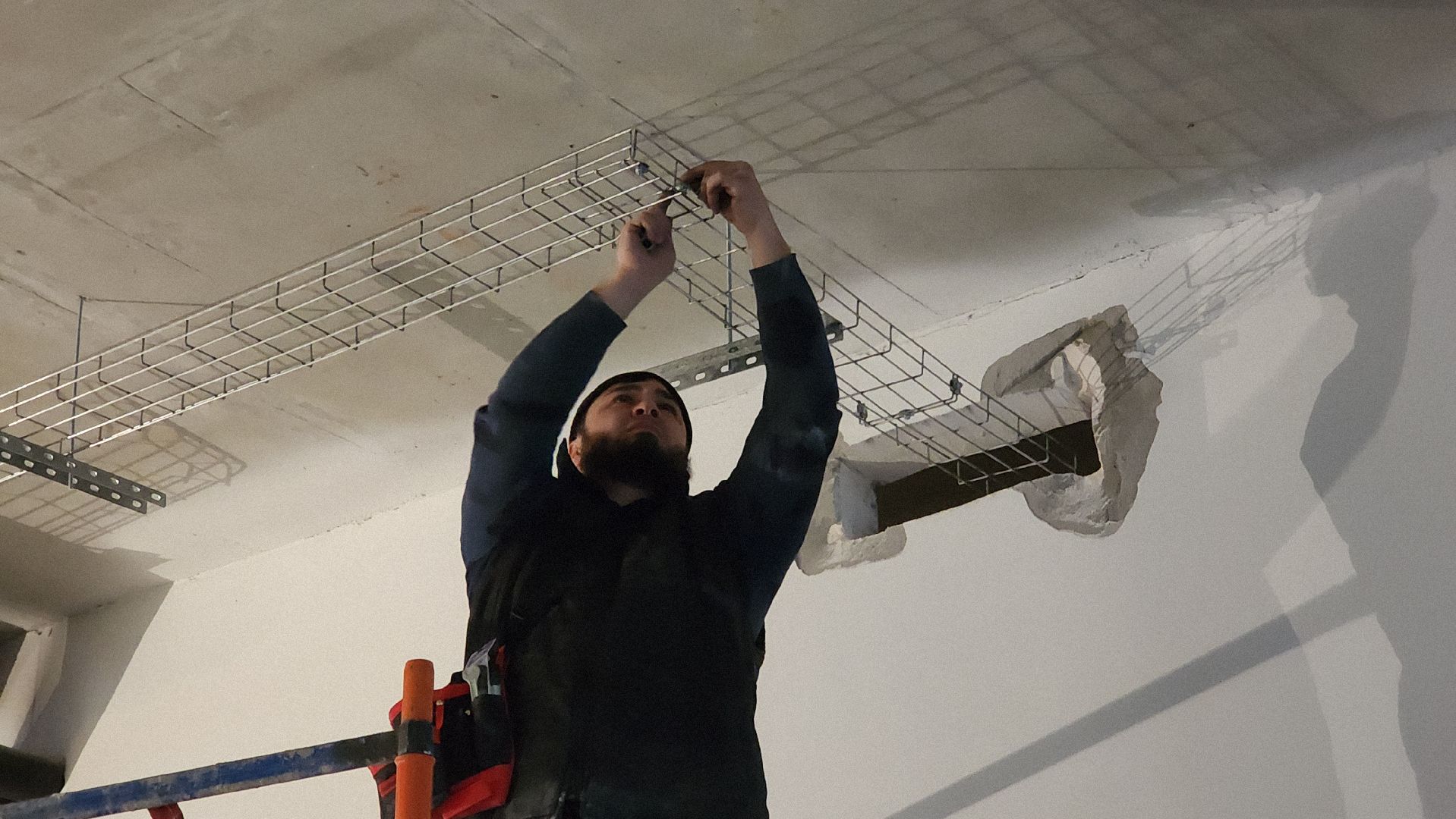 Красногорск , строительство школы,