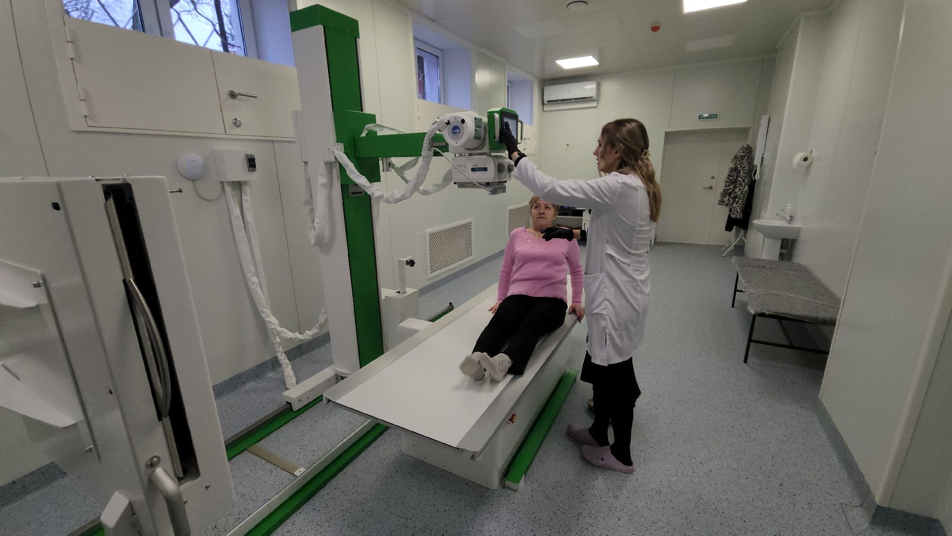 серпухов, амбулатория в поселке пролетарском, новые рентген-аппарат в серпухове,