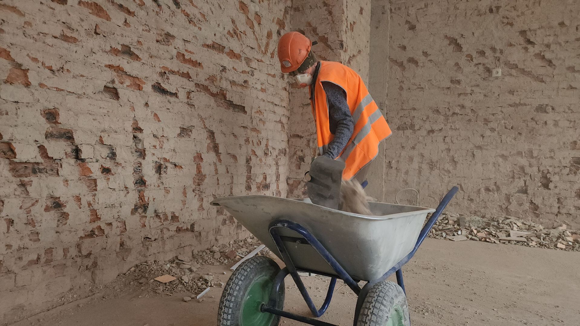 кашира, школа, капитальный ремонт, демонтажные работы, благоустройство,