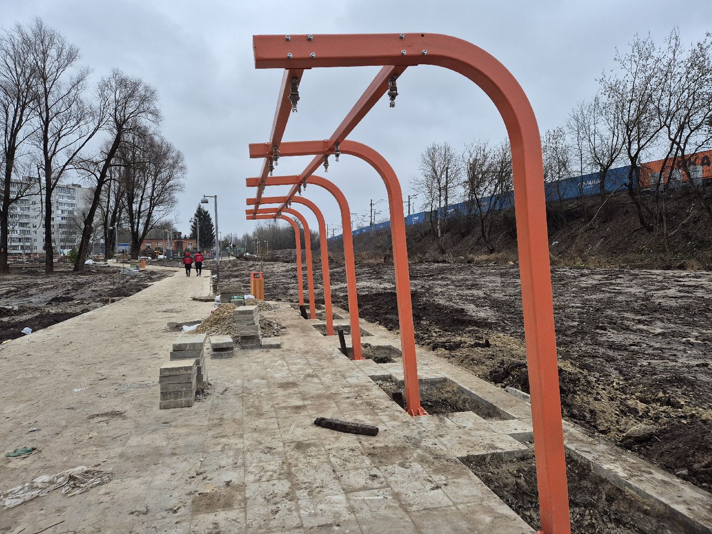 благоустройство , сквер заводской, ликино-дулево, орехово-зуевский округ,