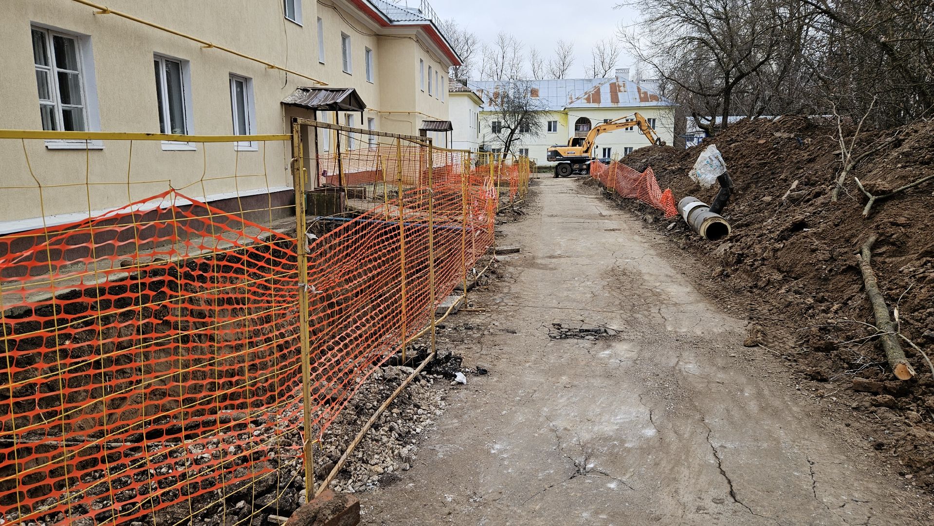 долгопрудный, инженерные сети, инженерные коммуникации, отопление, трубы горячего водоснабжения, замена трубопровода,