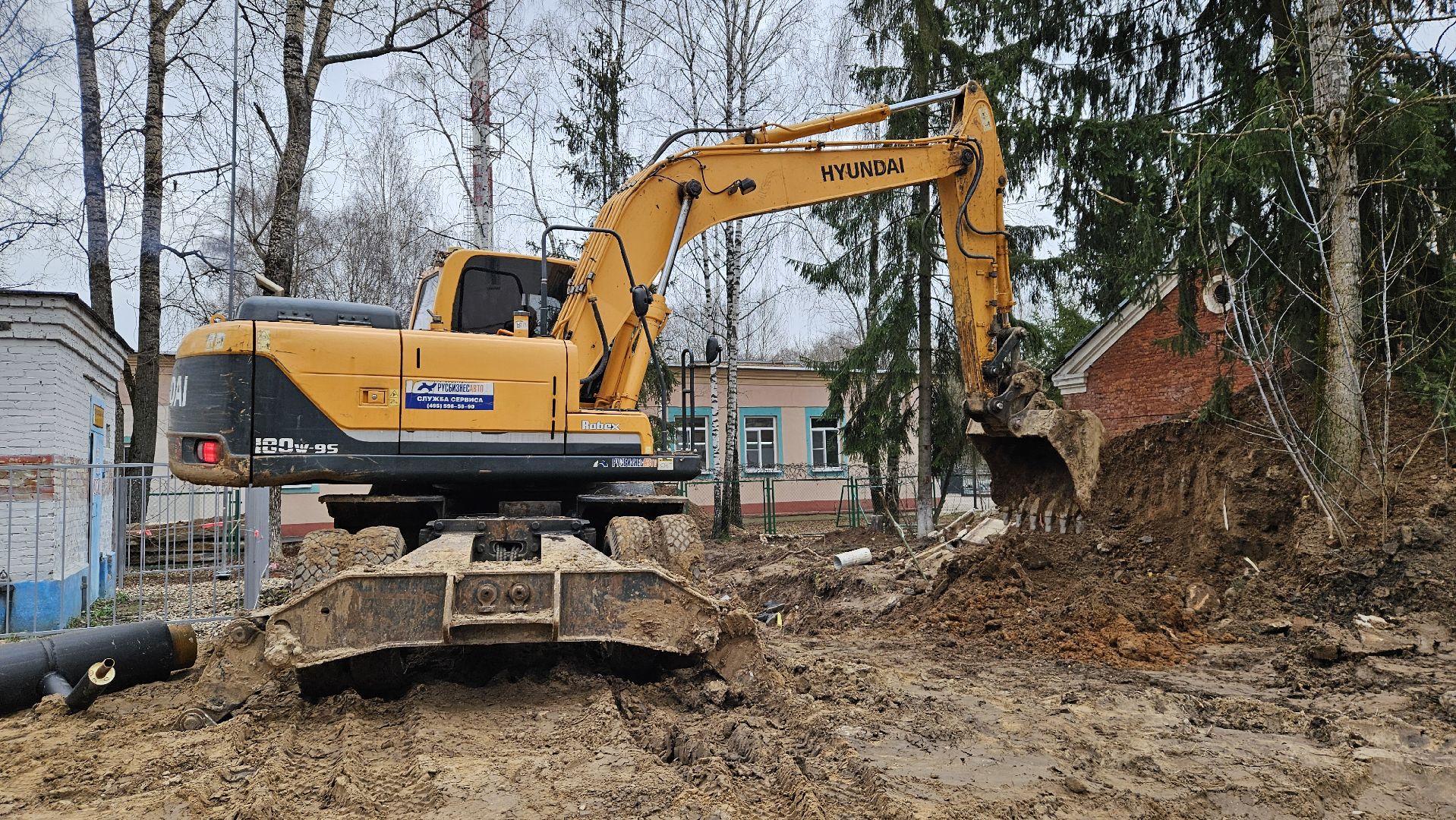 долгопрудный, инженерные сети, инженерные коммуникации, отопление, трубы горячего водоснабжения, замена трубопровода,