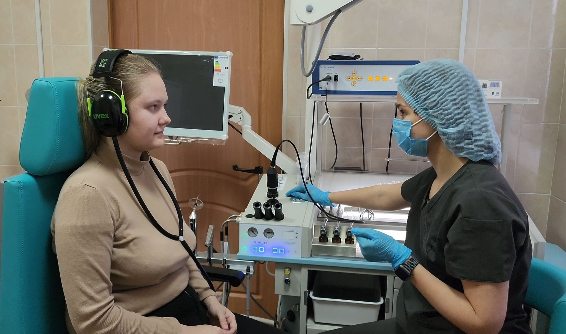 лор, врач, техника,