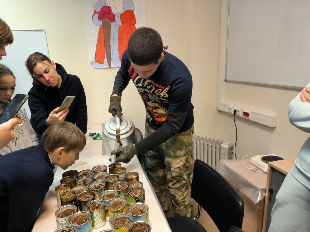 Красноармейск, окопные свечи, многодетные семьи, мастер-класс