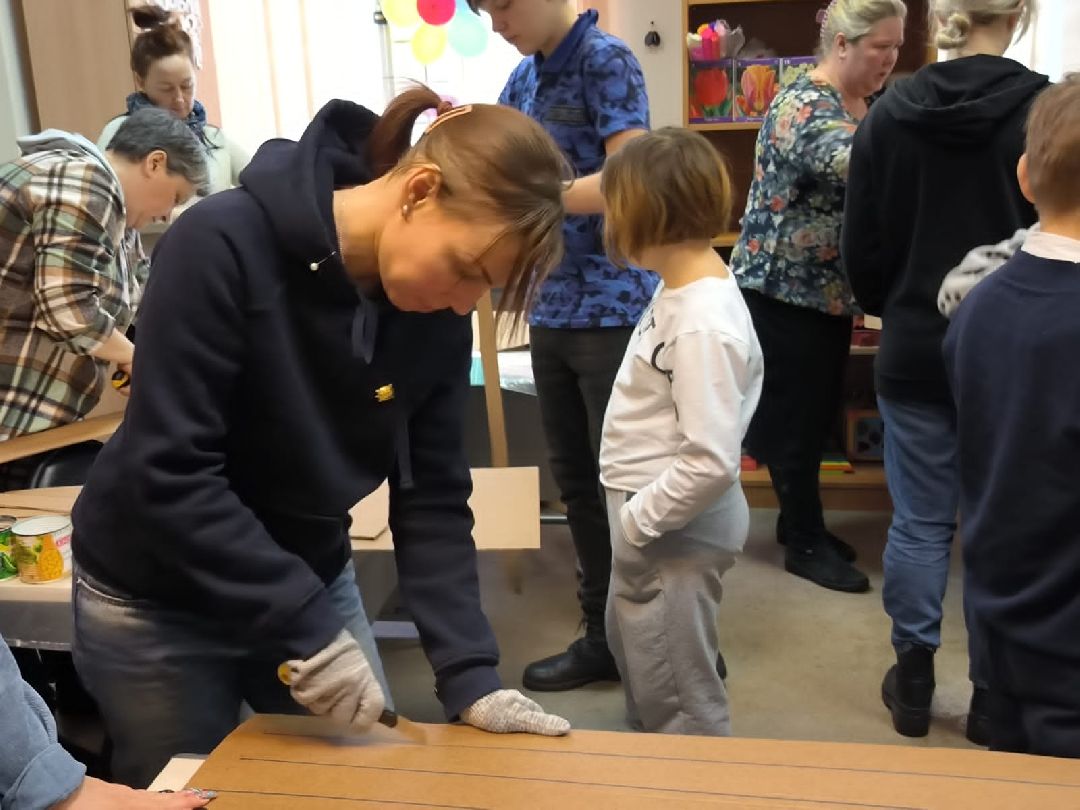 Красноармейск, окопные свечи, многодетные семьи, мастер-класс