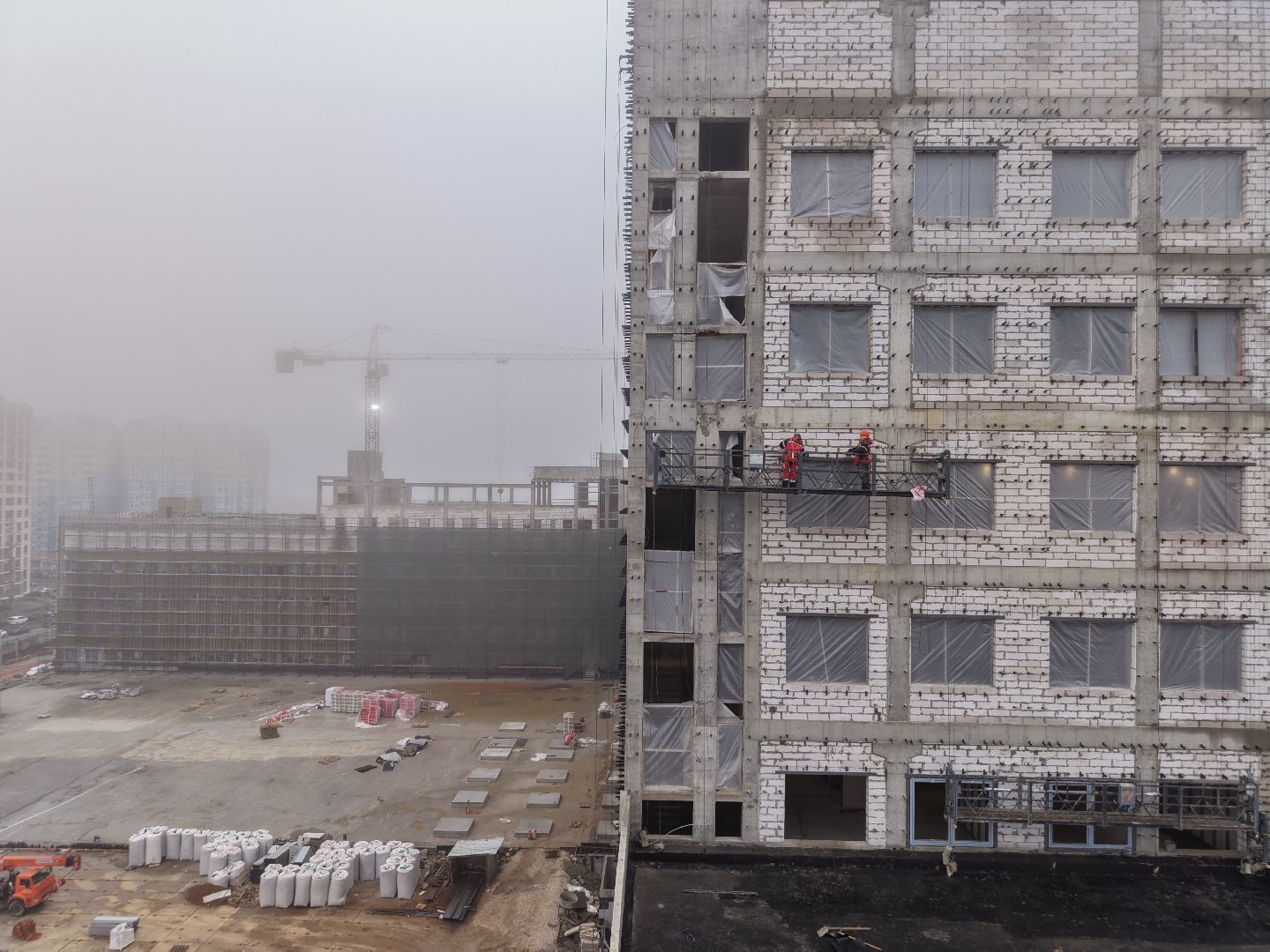 видео с коптера, больница в ольгино, больница балашиха,