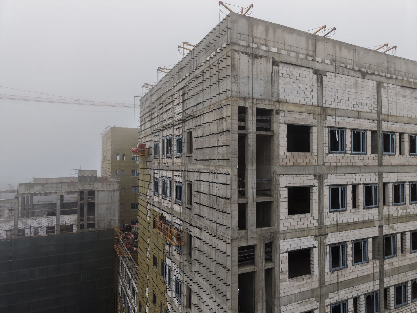 видео с коптера, больница в ольгино, больница балашиха,