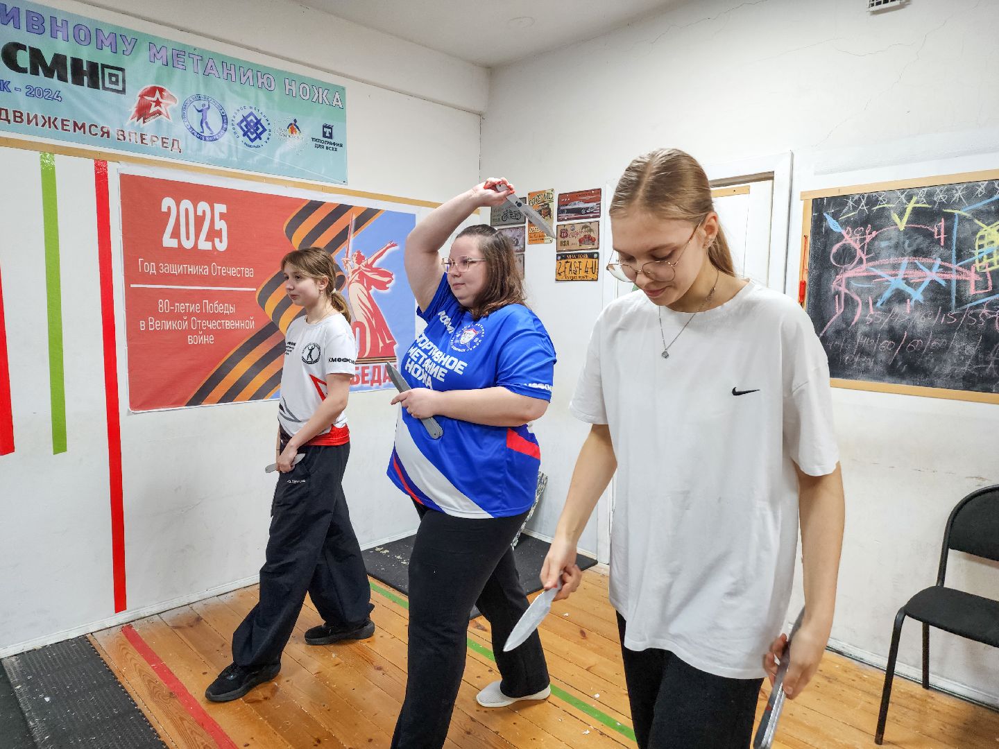 Подольск, Спорт, Спортивное метание ножа,Тренировка,